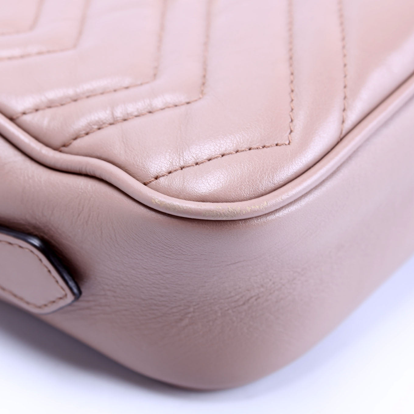Gucci 448065 Marmont Mini Camera Bag Tan