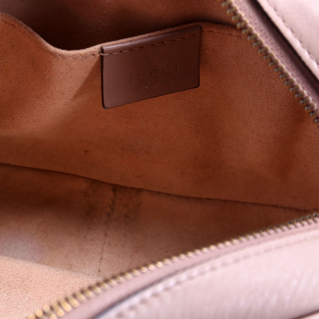 Gucci 448065 Marmont Mini Camera Bag Tan