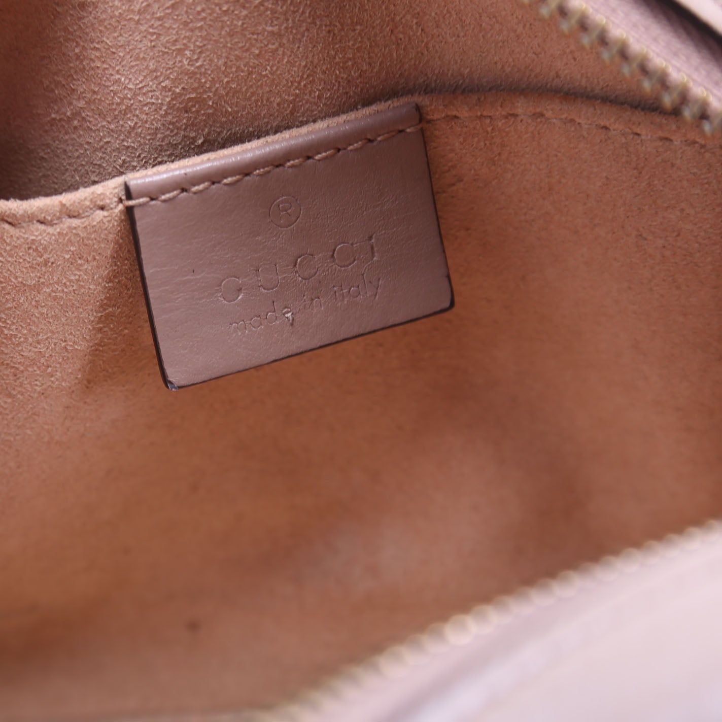 Gucci 448065 Marmont Mini Camera Bag Tan