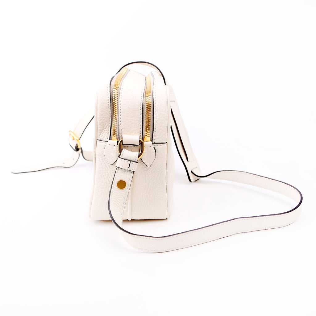 1BH079 Vitello Phenix Shoulder Bag White