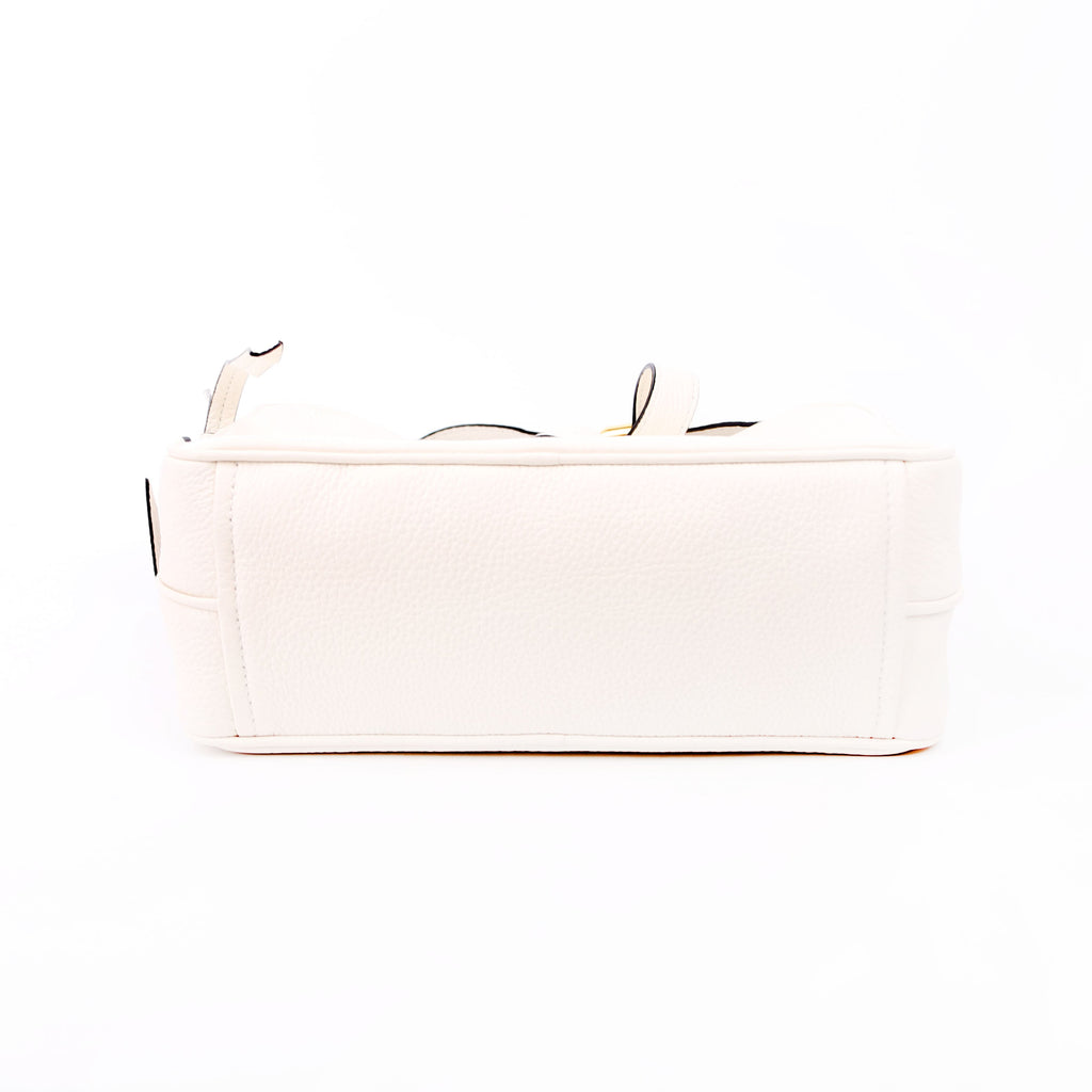 1BH079 Vitello Phenix Shoulder Bag White