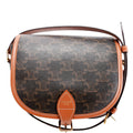 Folco Triomphe Medium Canvas/Calfskin Brown