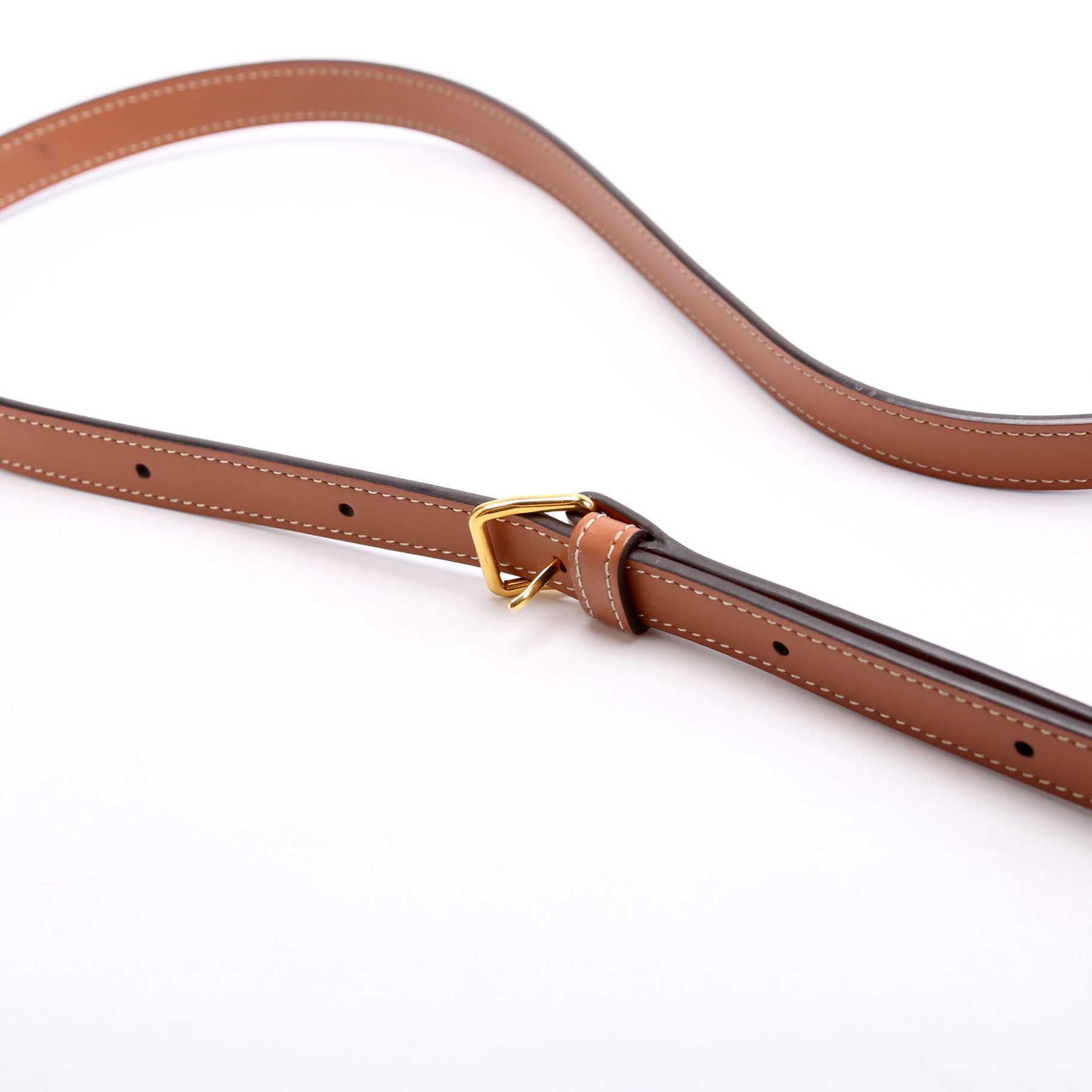 Folco Triomphe Medium Canvas/Calfskin Brown