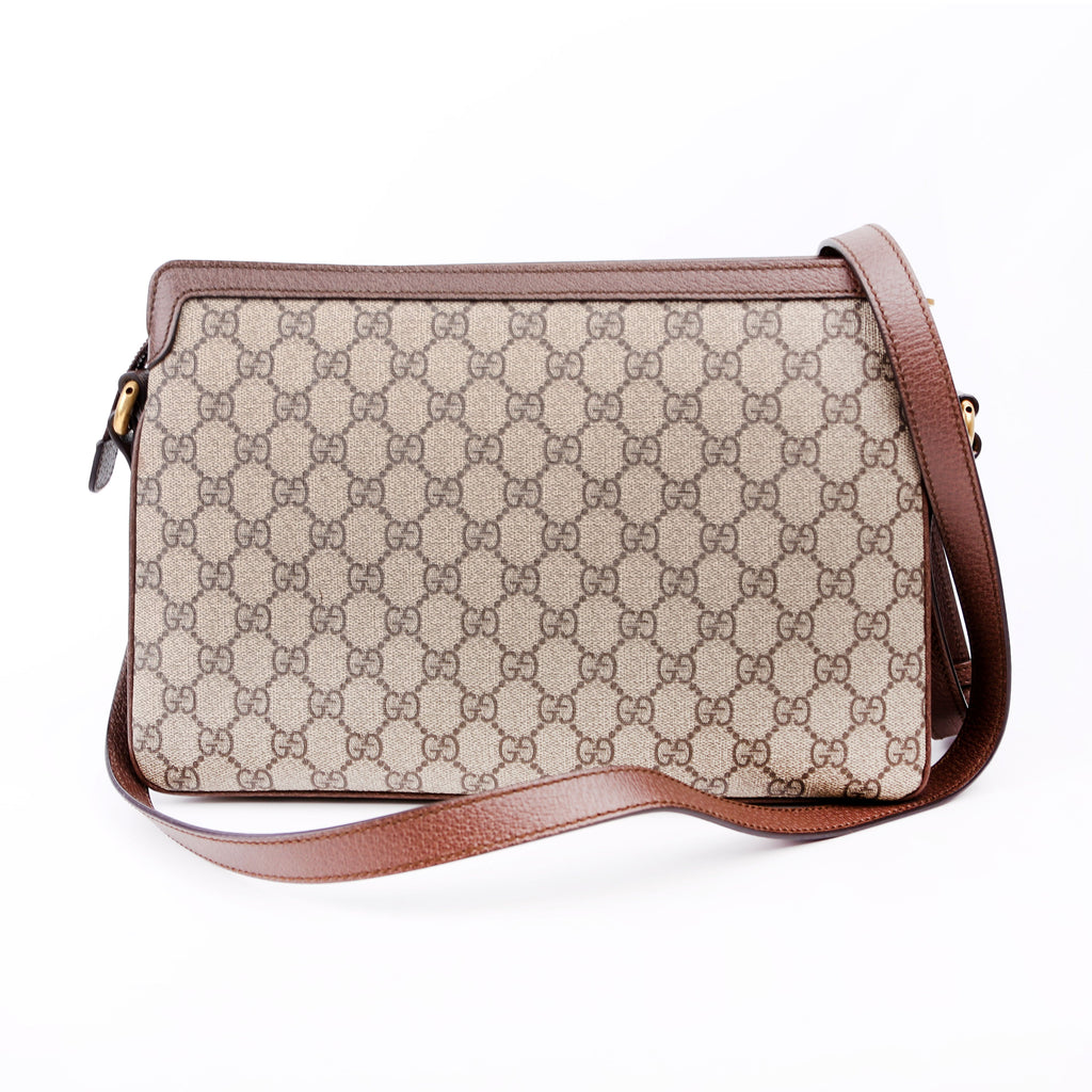 523354 GG Supreme Ophidia Medium Shoulder Bag Brown