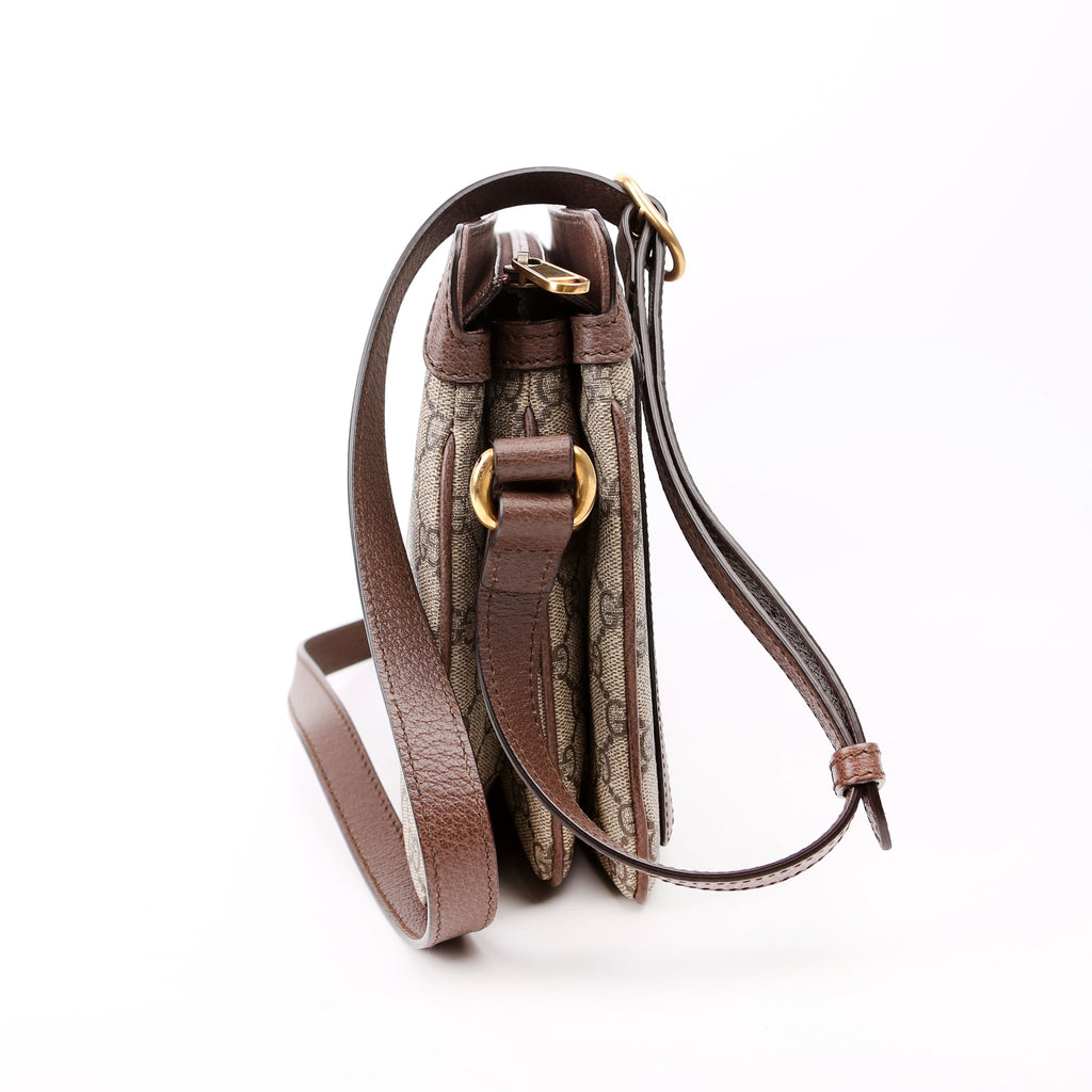 523354 GG Supreme Ophidia Medium Shoulder Bag Brown