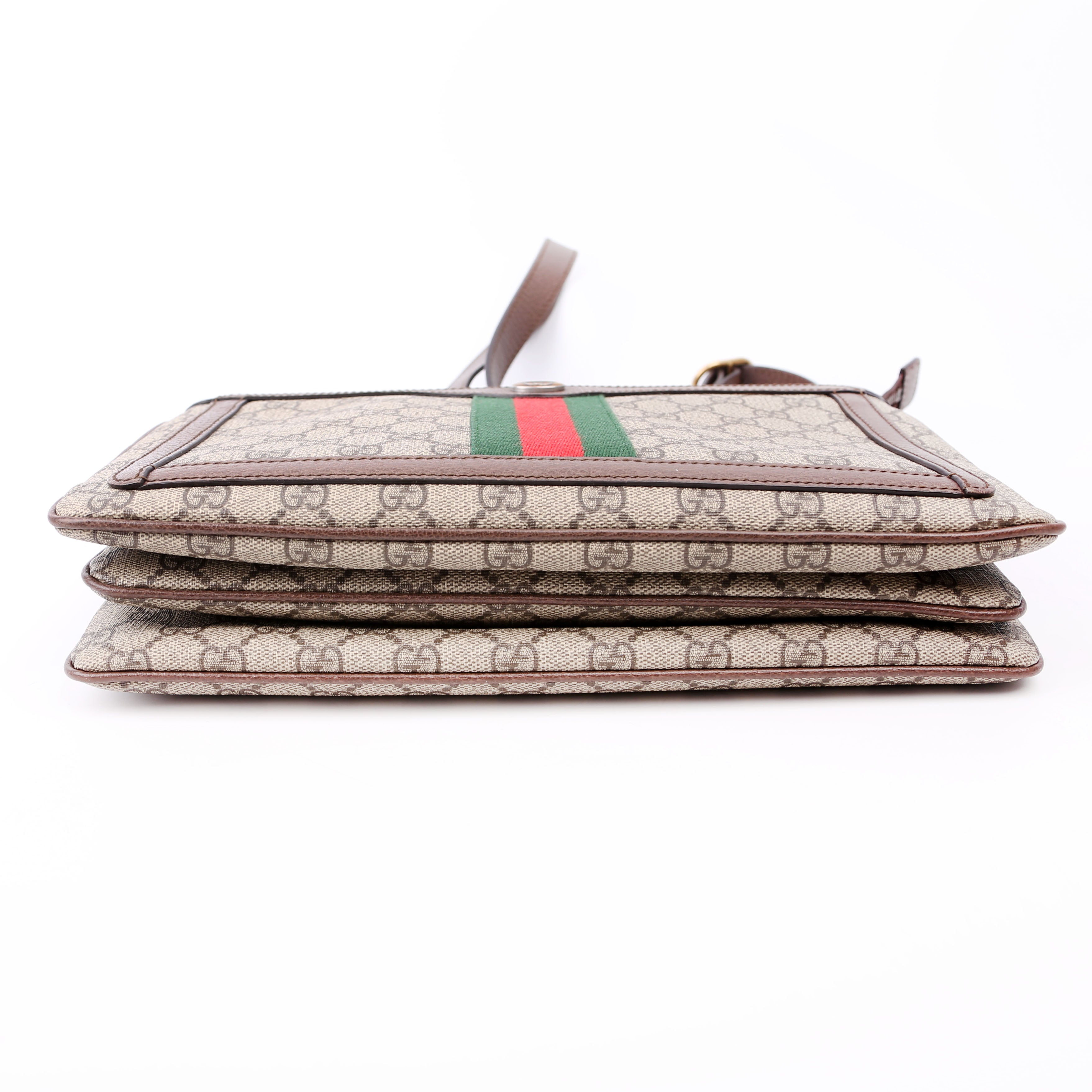 523354 GG Supreme Ophidia Medium Shoulder Bag Brown