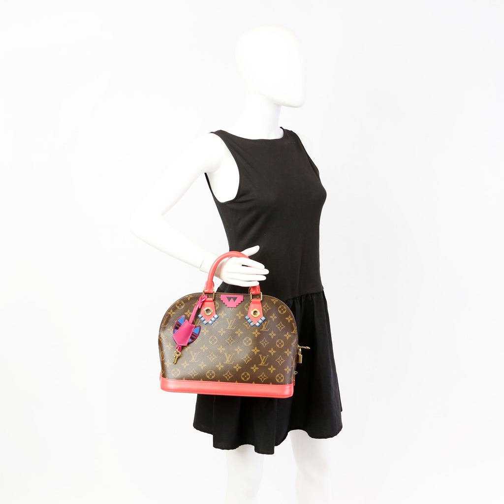 Alma PM Totem Monogram Pink