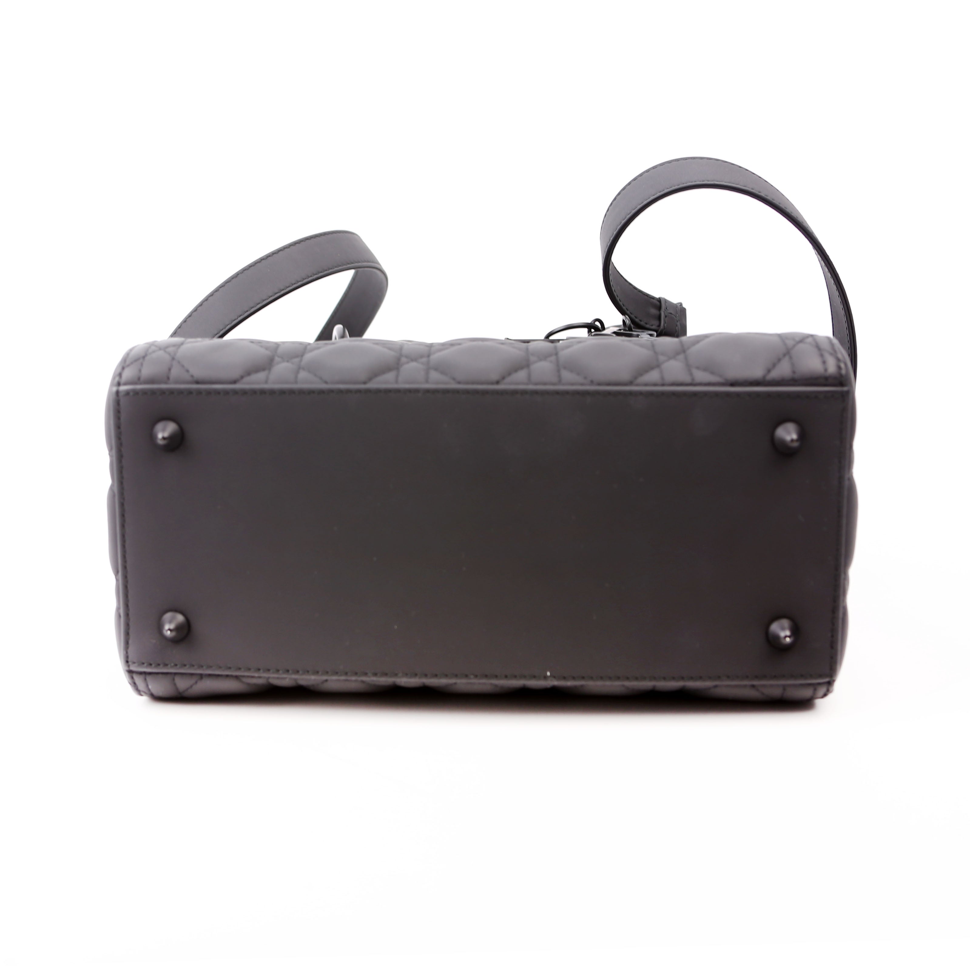 Lady Dior Medium Ultra Matte Black