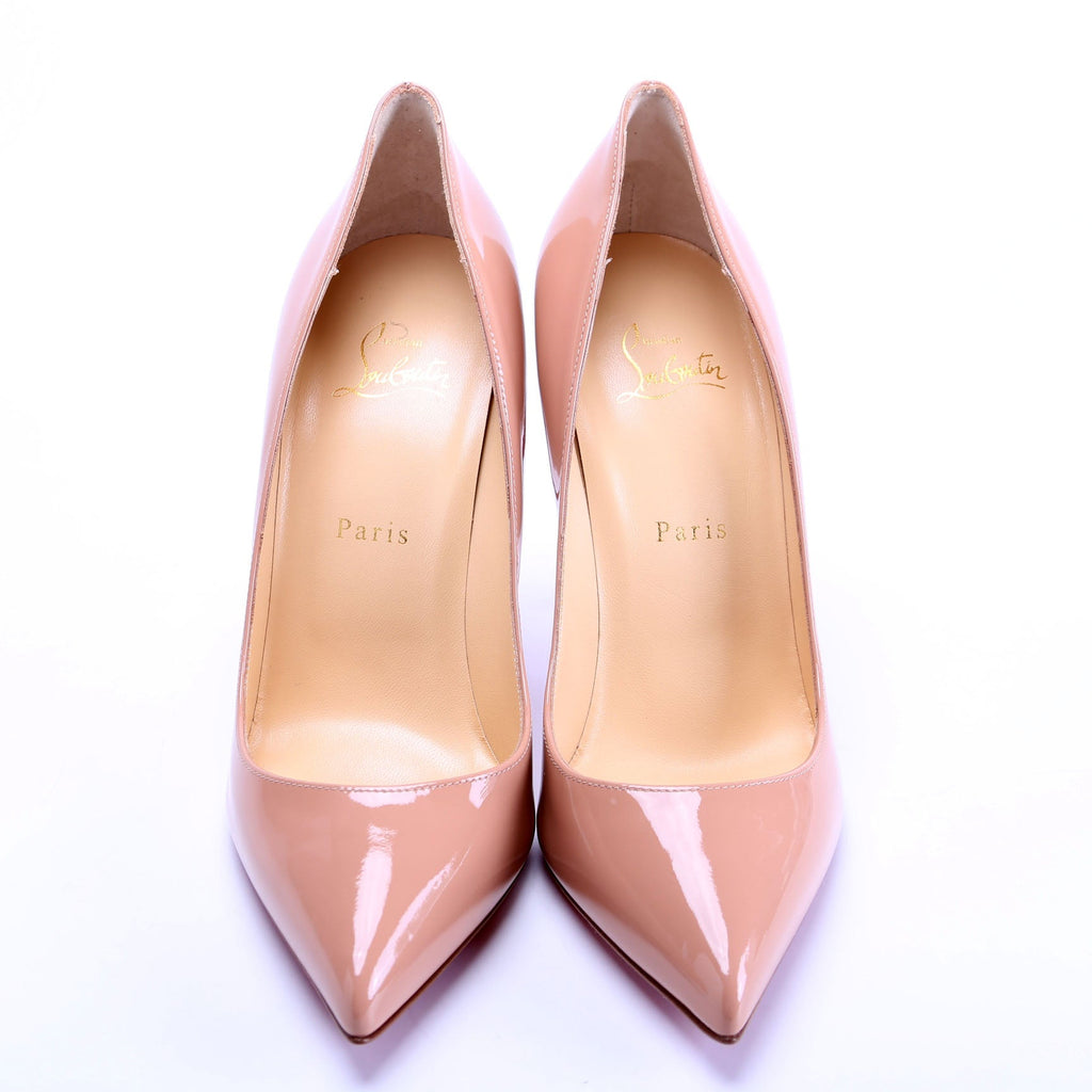 Pigalle Follies Patent 100MM Size 39.5 Nude