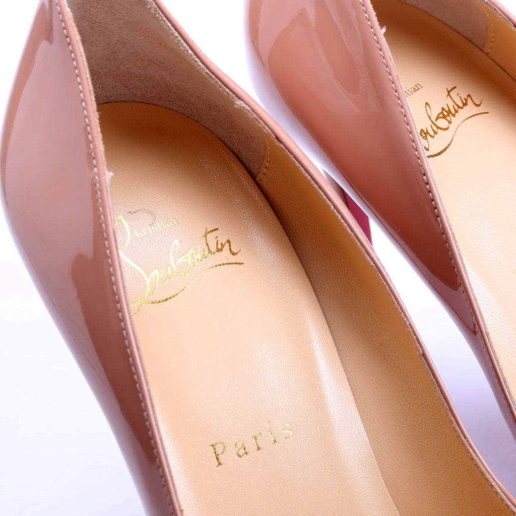 Pigalle Follies Patent 100MM Size 39.5 Nude