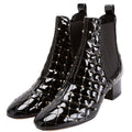 Rockstud Chelsea Boots Patent Size 38.5 Black