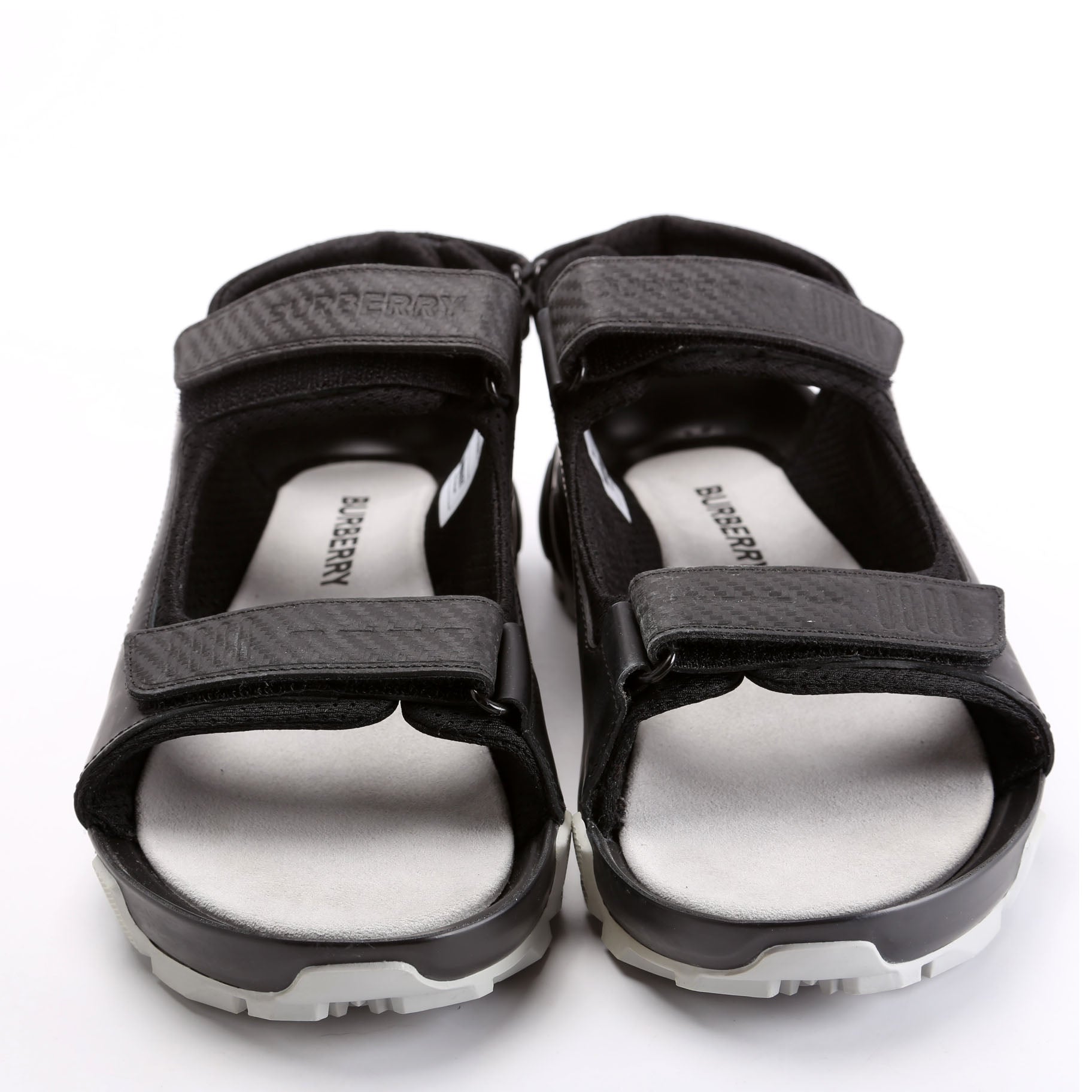 Velcro Rubber Dad Sandals Size 40 Black