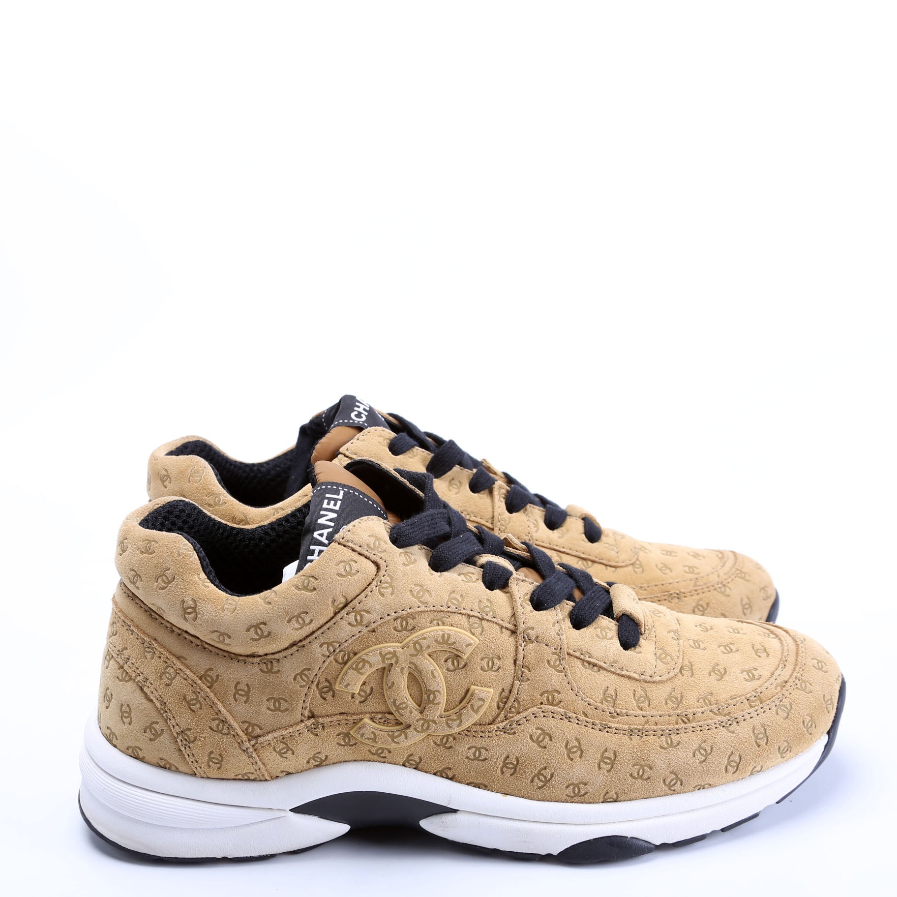CC Suede Trainers Size 40 Brown