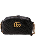 447632 Marmont Small Leather Camera Black