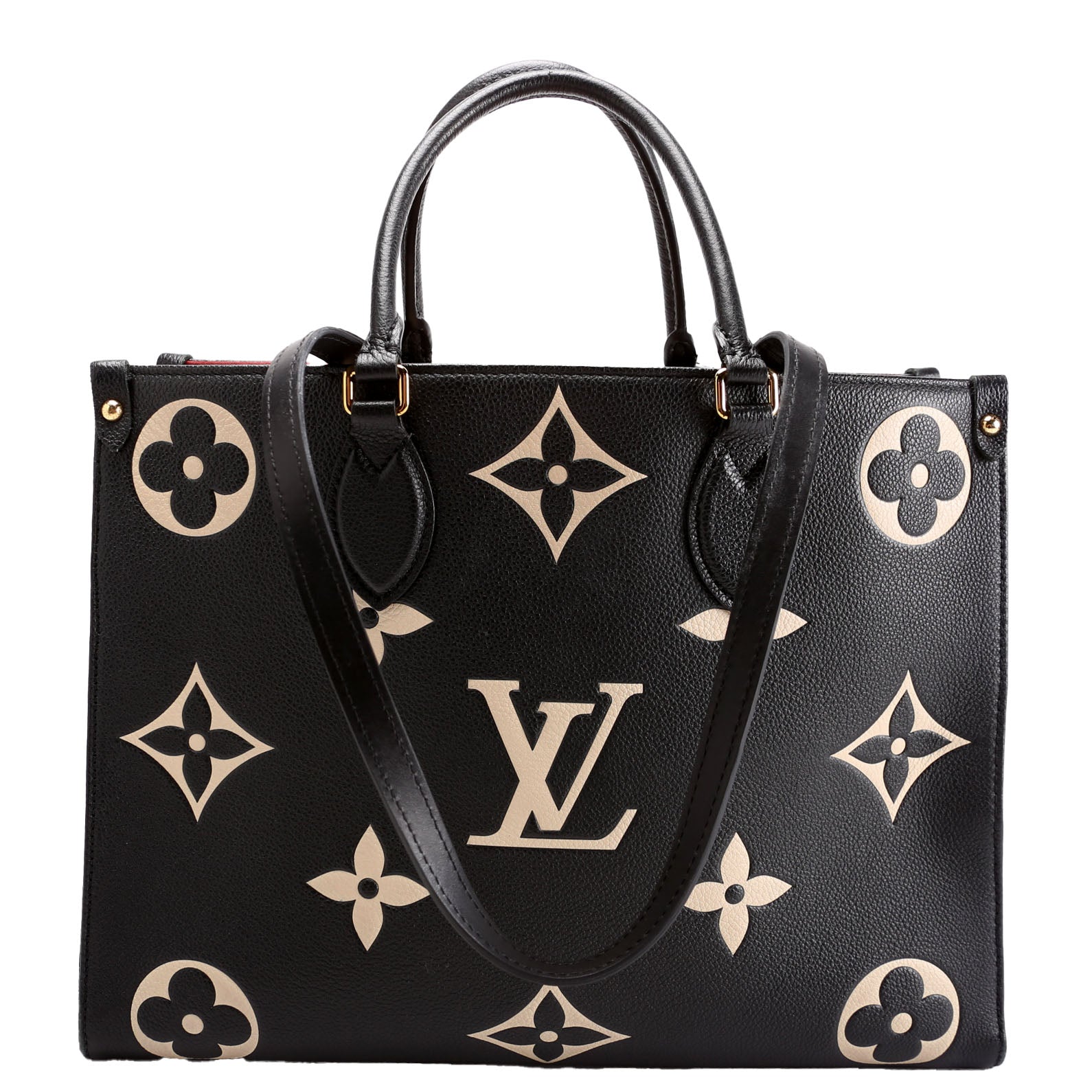ONTHEGO MM Bicolor Empreinte Black/Cream