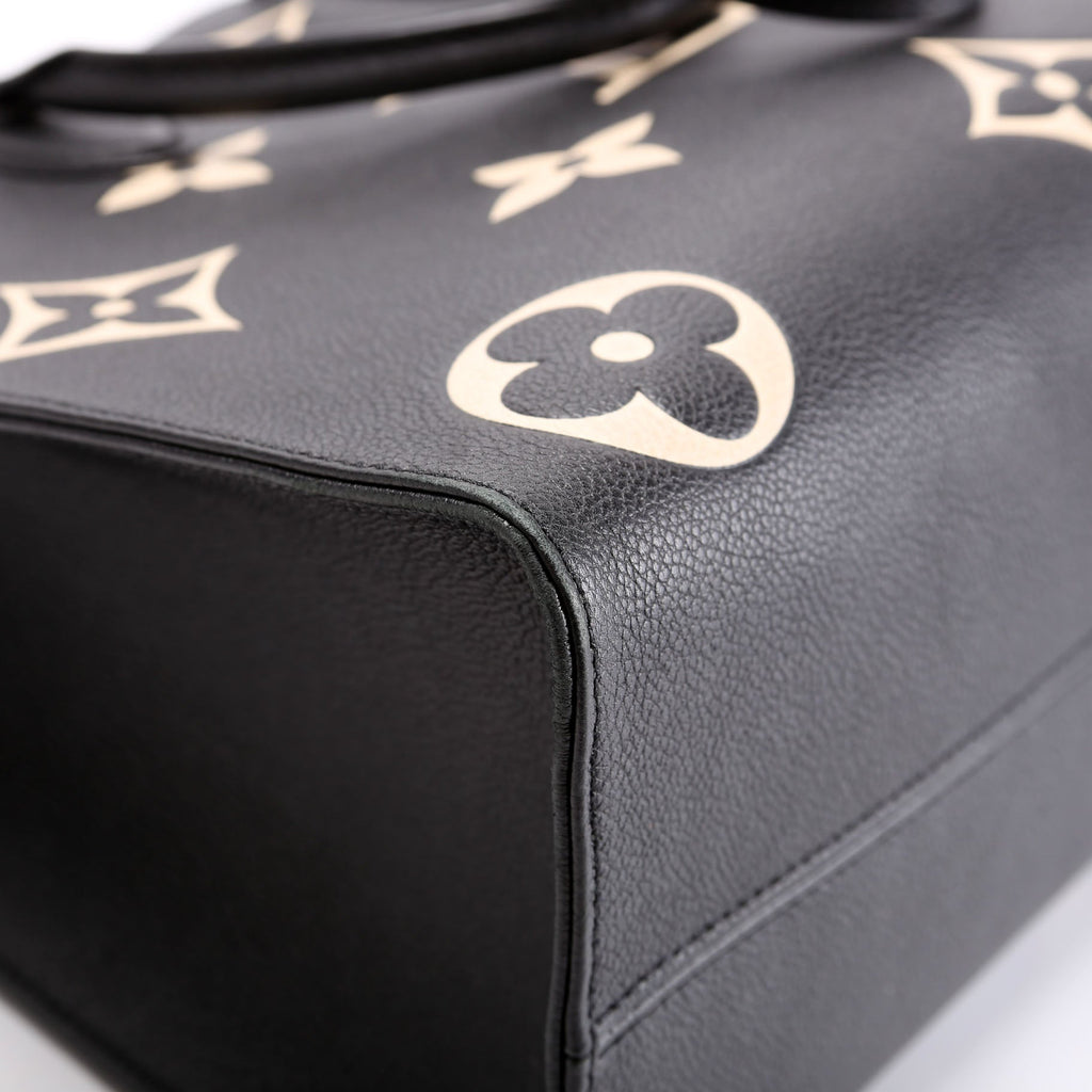 ONTHEGO MM Bicolor Empreinte Black/Cream