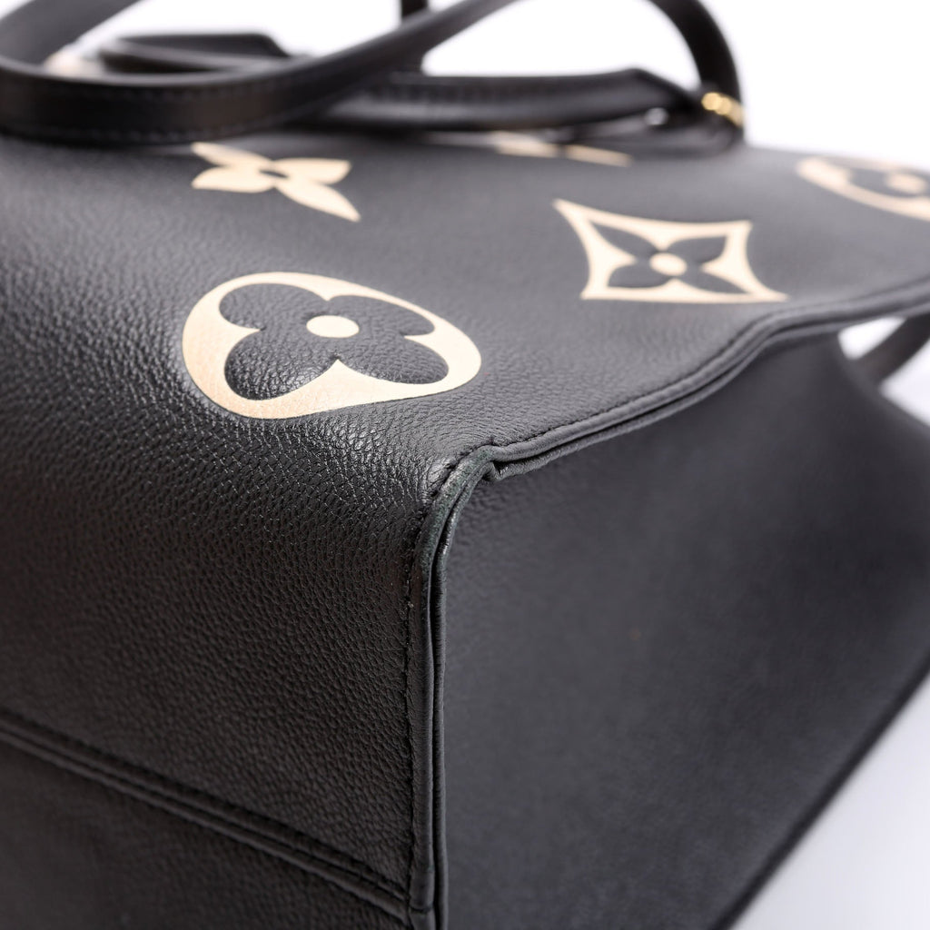 ONTHEGO MM Bicolor Empreinte Black/Cream