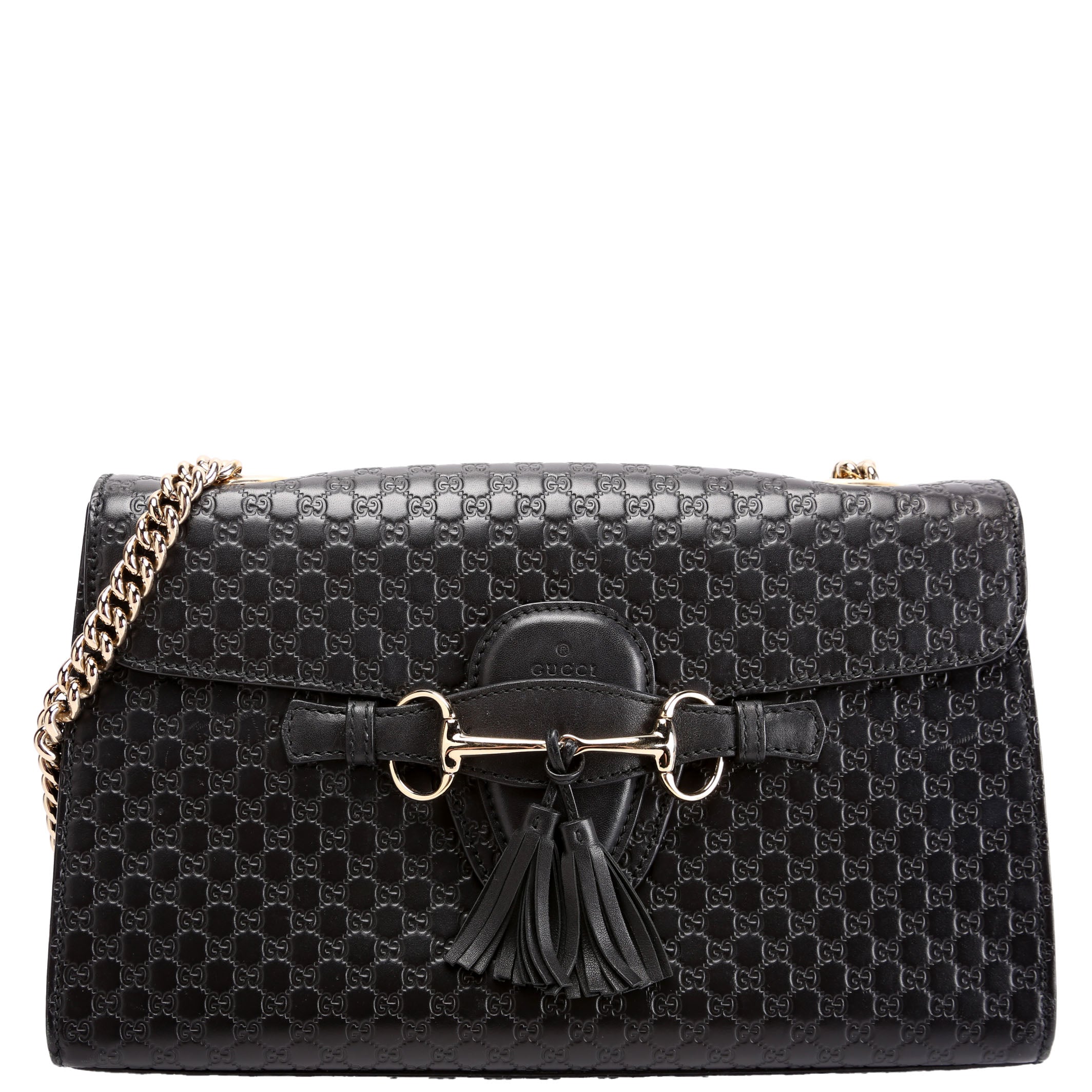 449635 Emily Micro Medium Chain Black