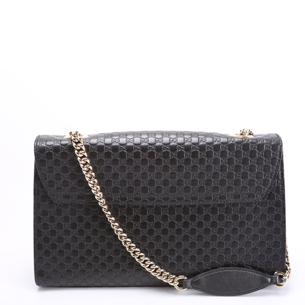 449635 Emily Micro Medium Chain Black