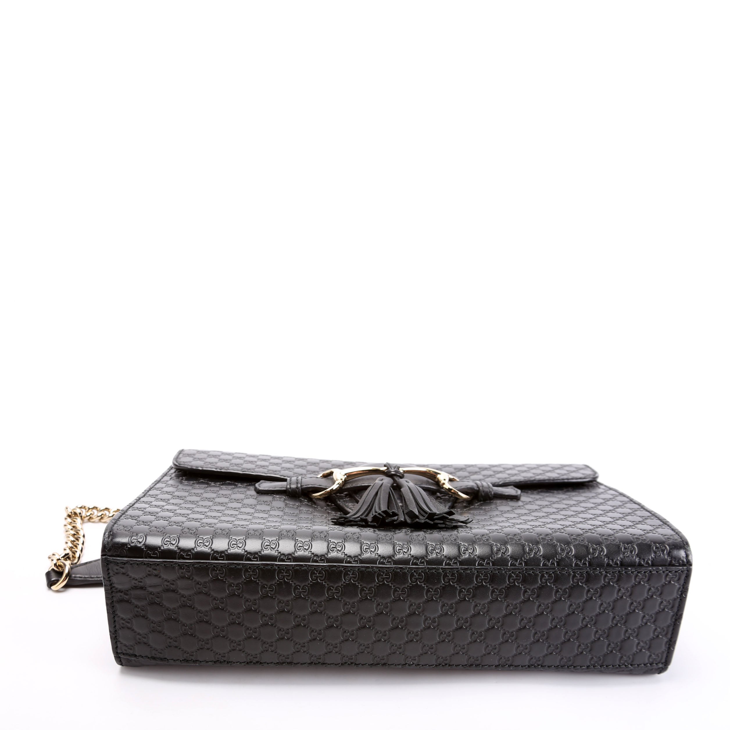 449635 Emily Micro Medium Chain Black