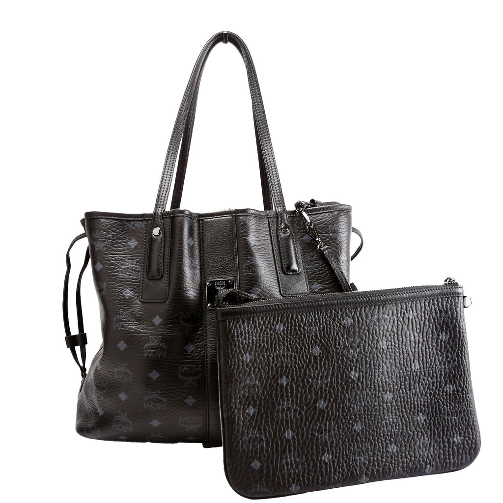 Liz Tote Reverse With Pouch Medium Black