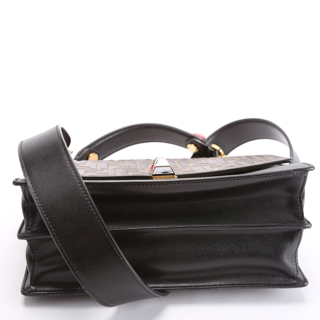 8BT283 Kan I FF Leather Shoulder Bag
