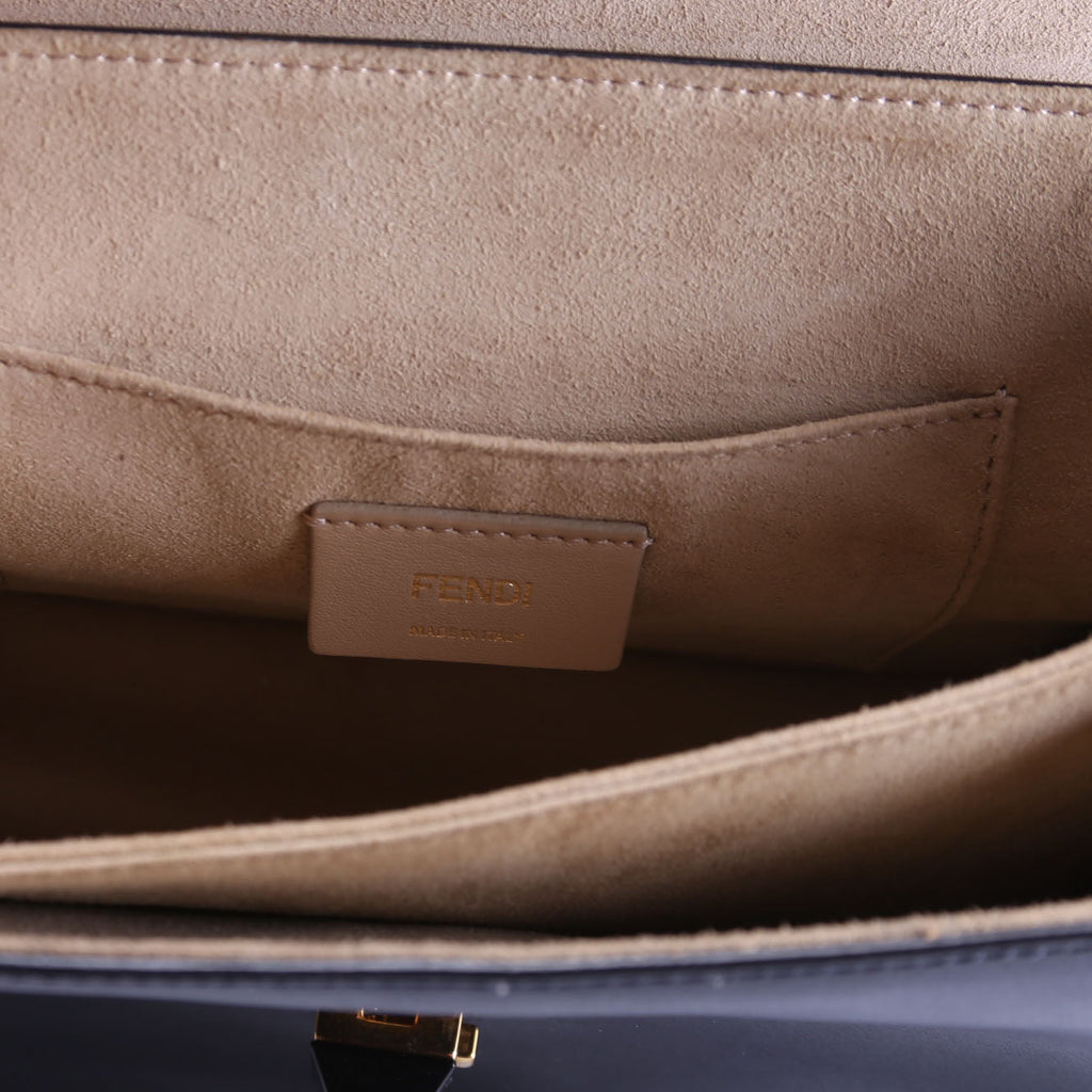 8BT283 Kan I FF Leather Shoulder Bag