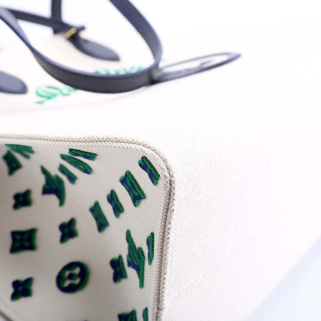 ONTHEGO GM Jacquard Embroidered Tufted Monogram Portofino