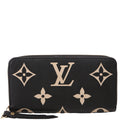 Zippy Wallet Bicolor Empreinte Black/Cream