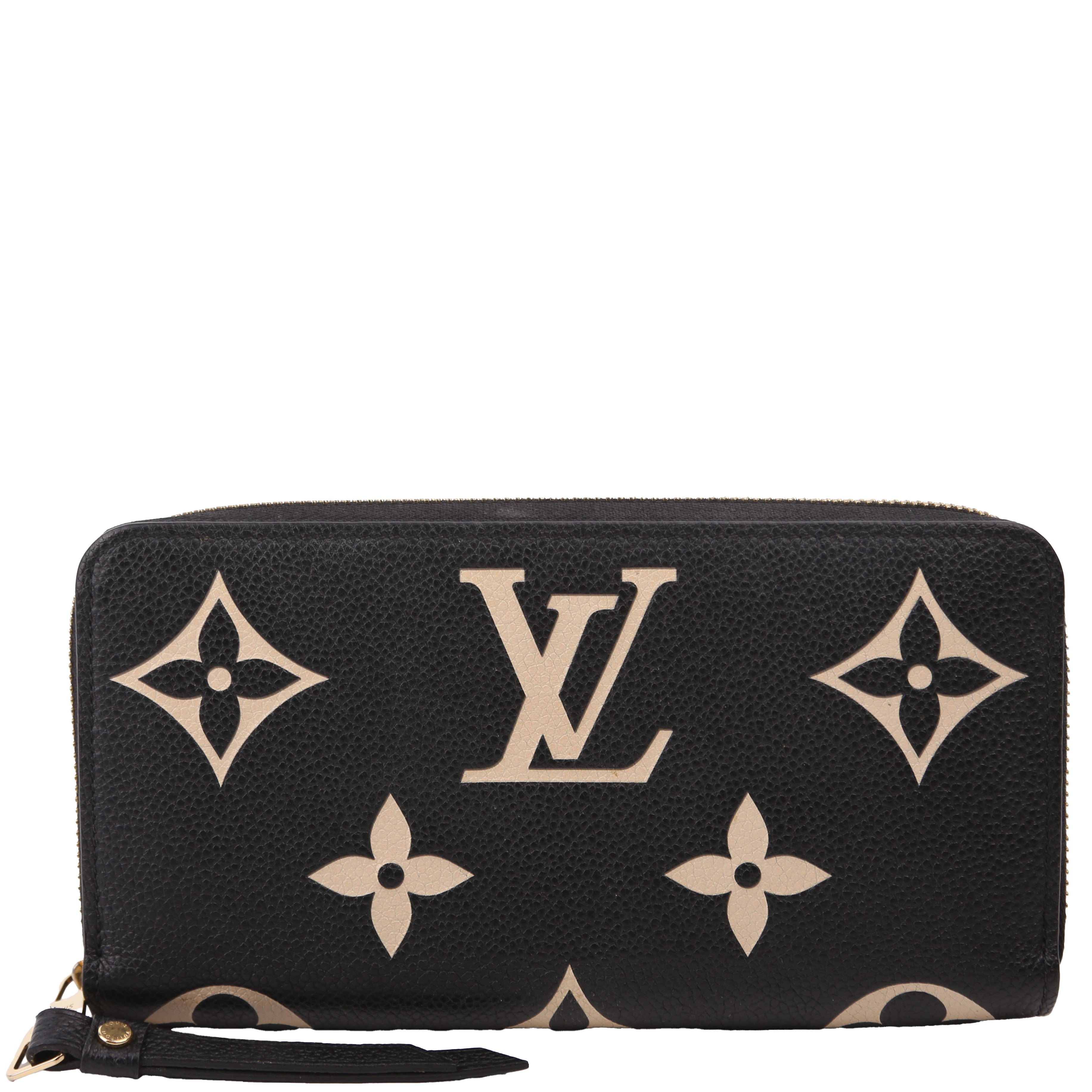 Zippy Wallet Bicolor Empreinte Black/Cream