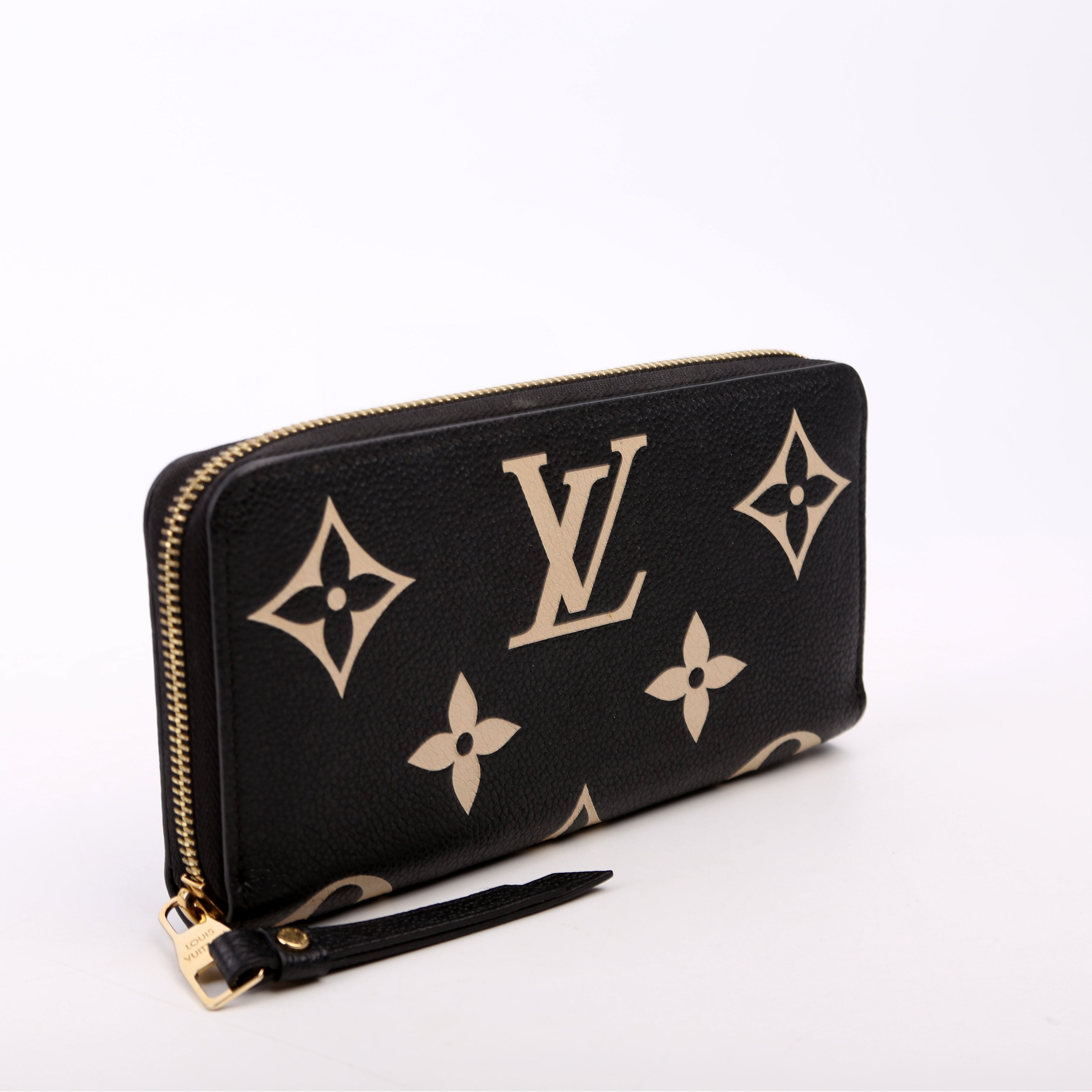 Zippy Wallet Bicolor Empreinte Black/Cream
