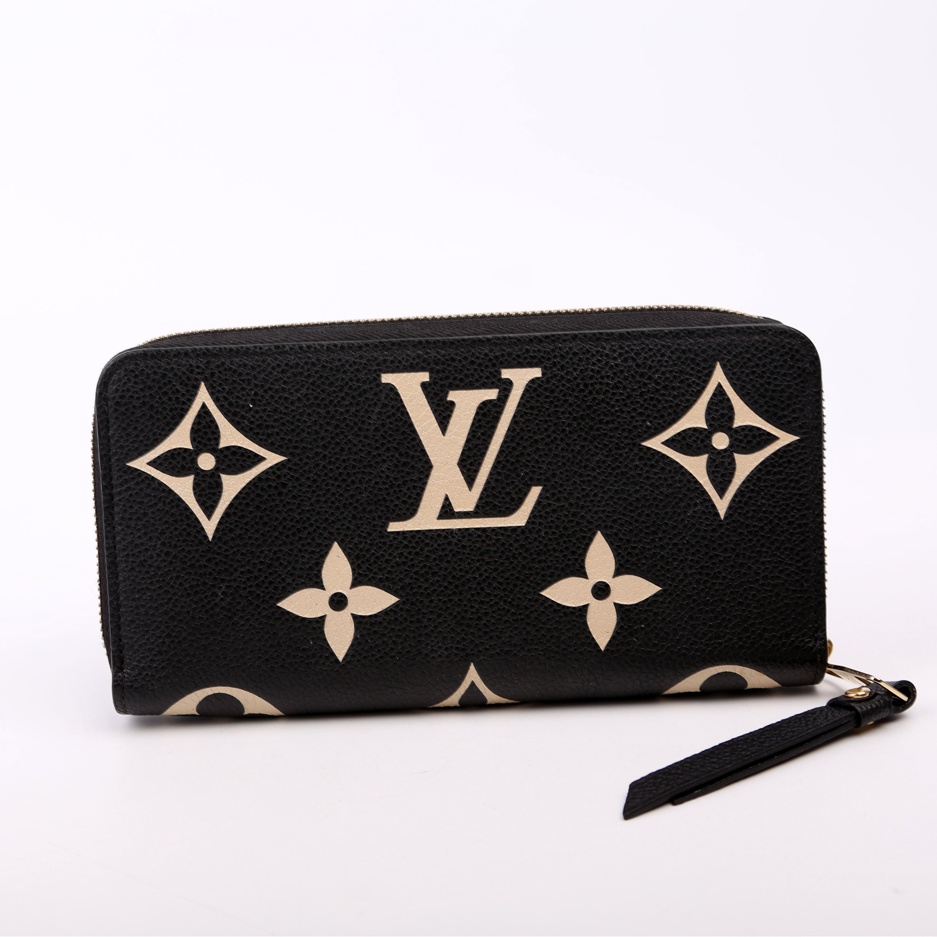 Zippy Wallet Bicolor Empreinte Black/Cream