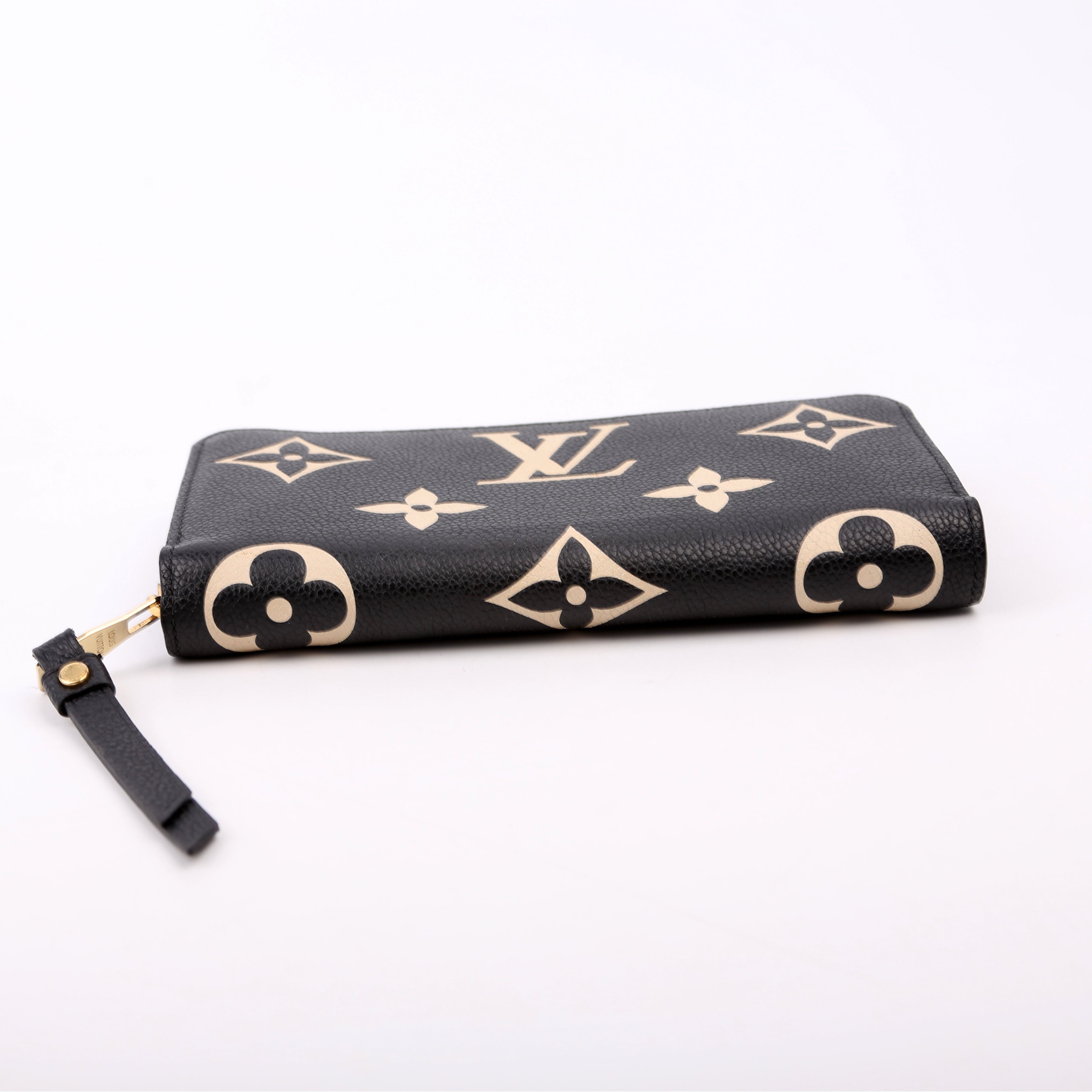 Zippy Wallet Bicolor Empreinte Black/Cream