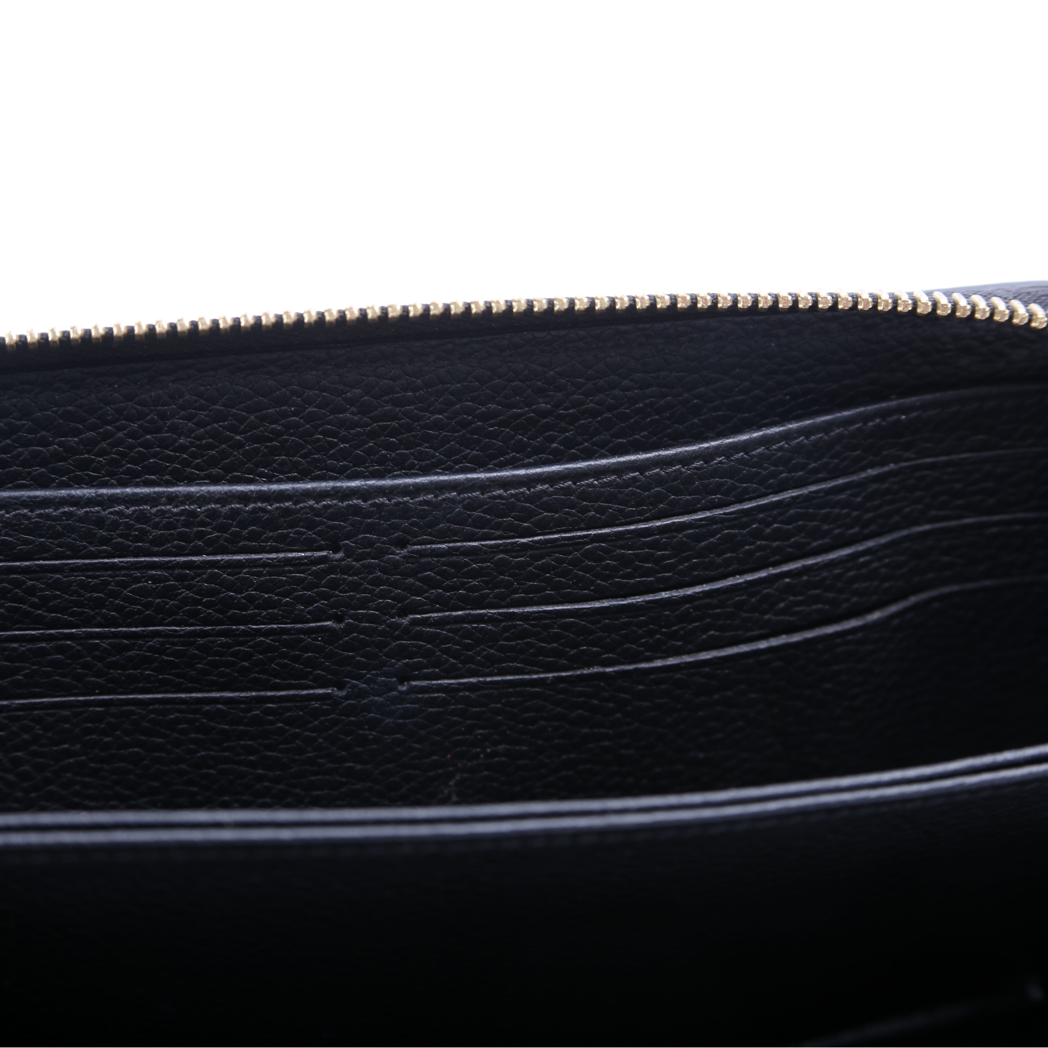 Zippy Wallet Bicolor Empreinte Black/Cream