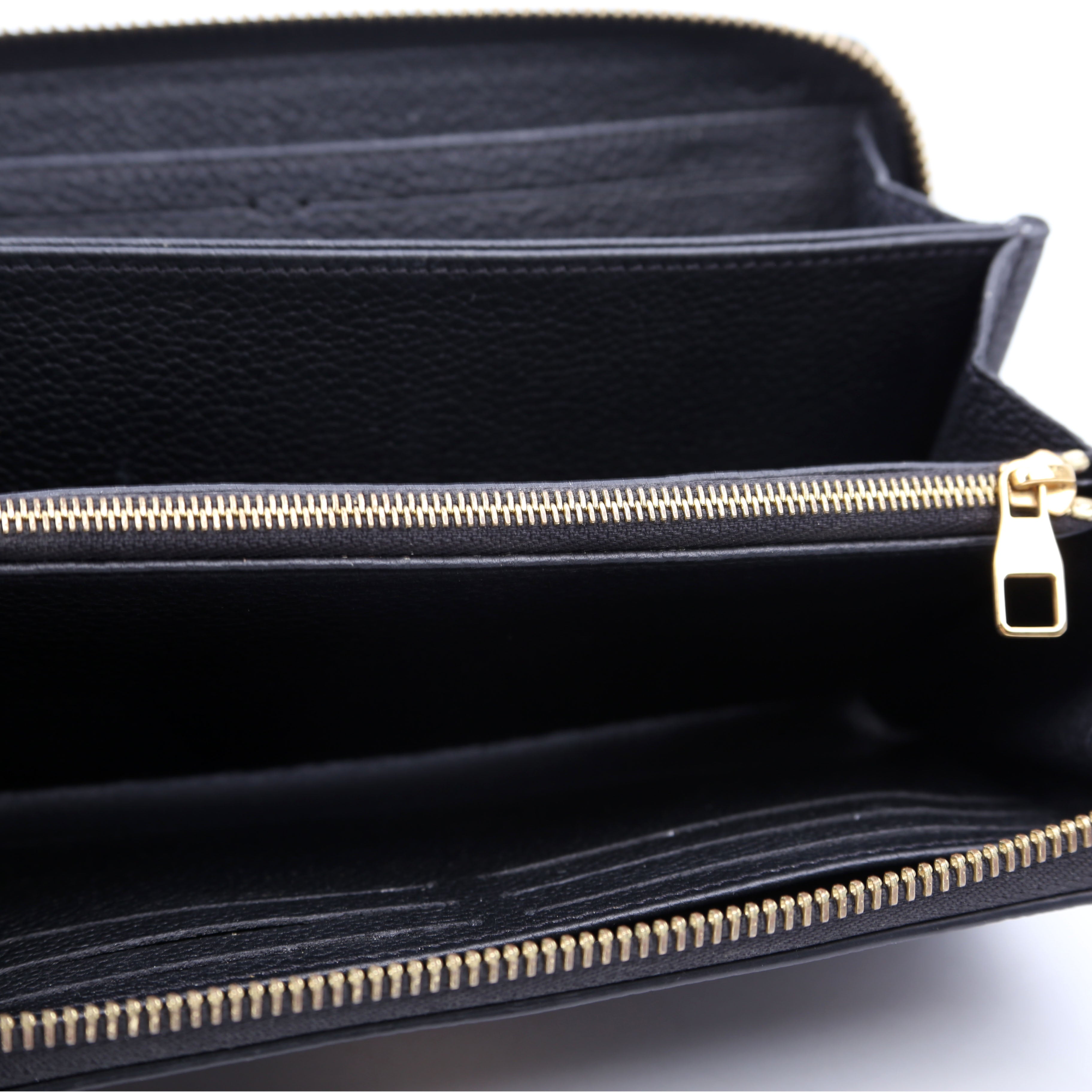 Zippy Wallet Bicolor Empreinte Black/Cream