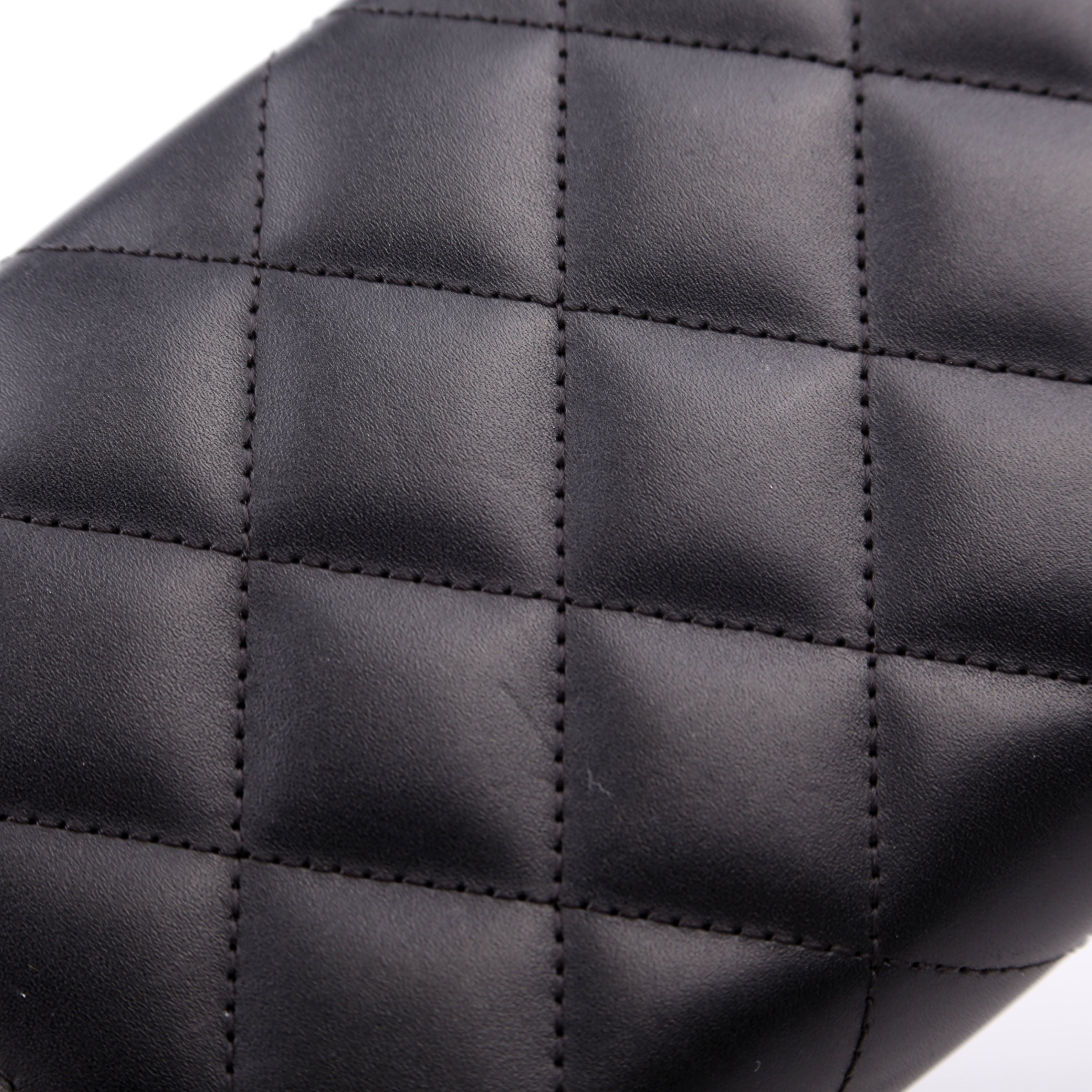 Cambon Ligne Long Flap Wallet Black
