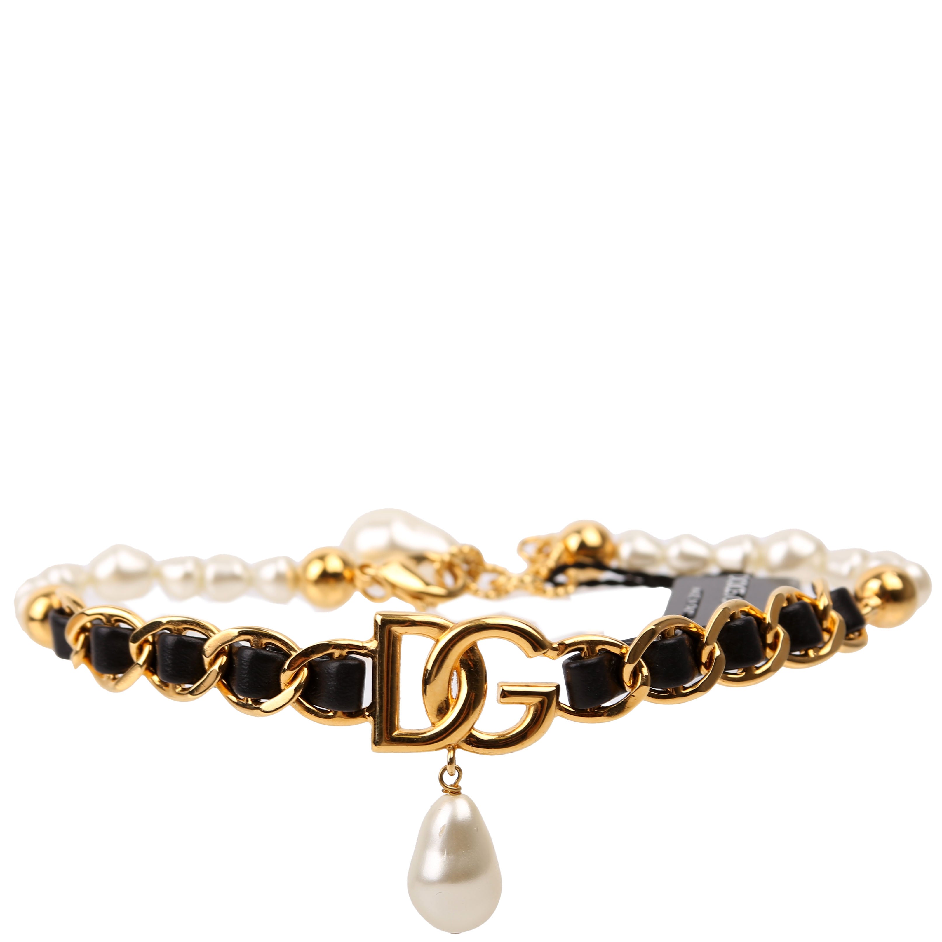Collana Choker Faux Pearl Necklace