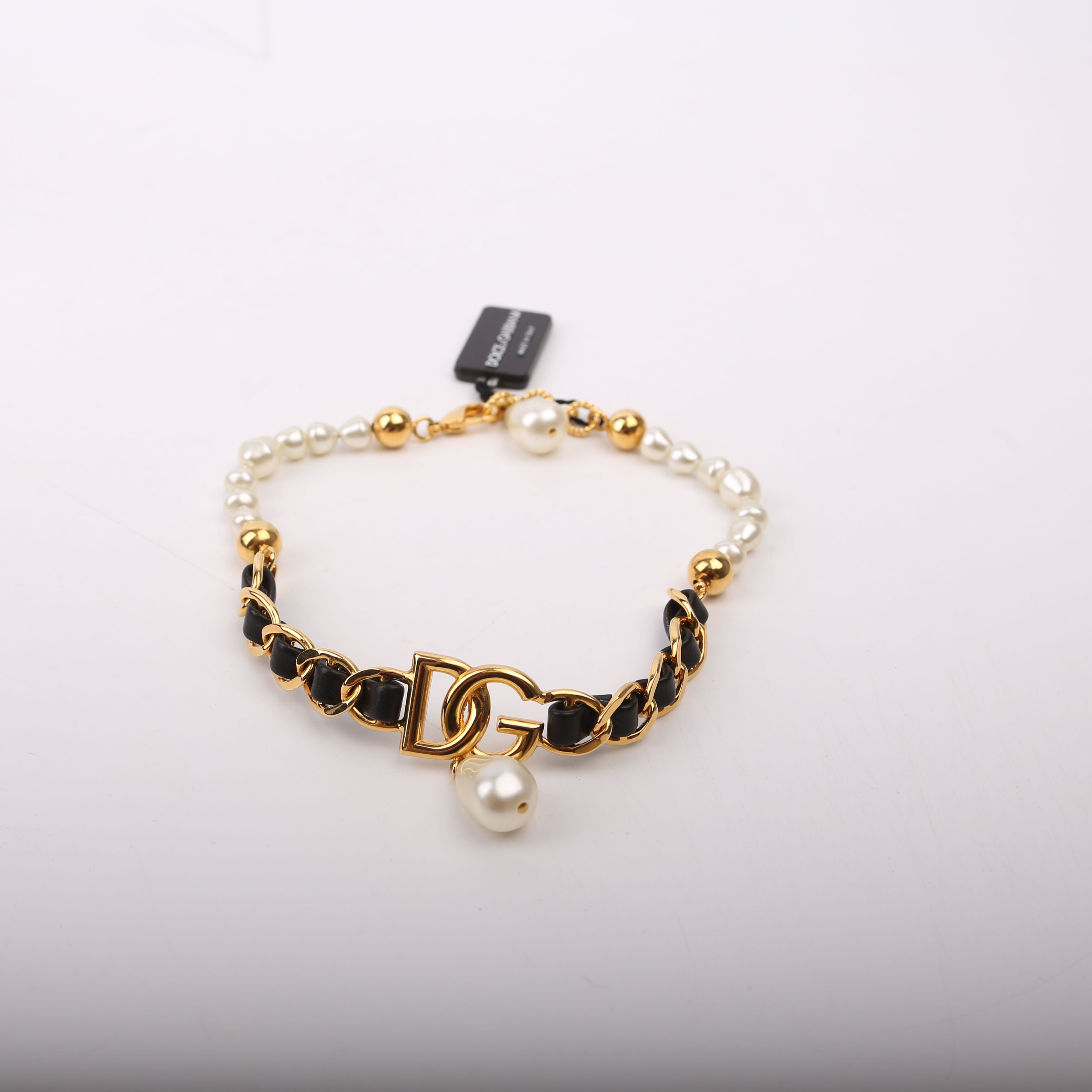 Collana Choker Faux Pearl Necklace