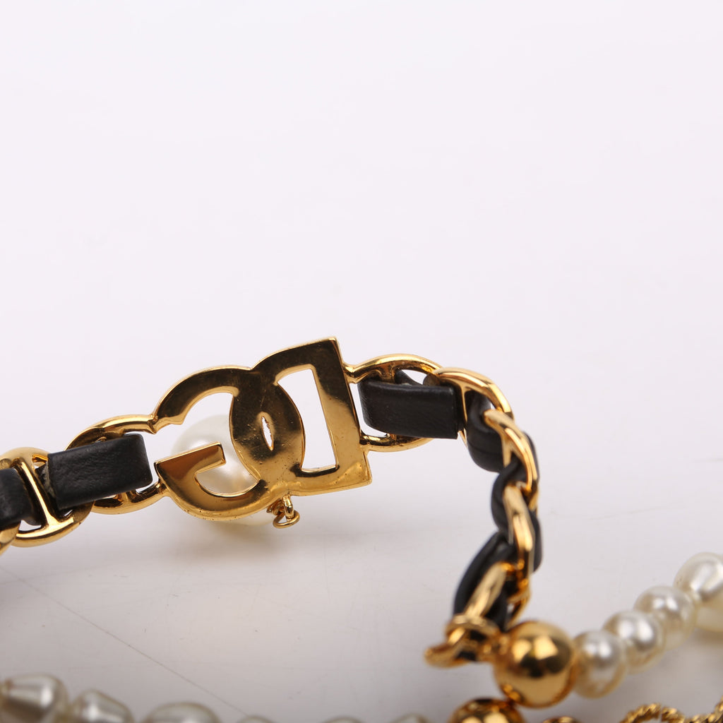 Collana Choker Faux Pearl Necklace