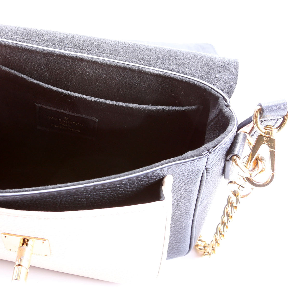 Lockme Tender Supple Calfskin Black/Cream