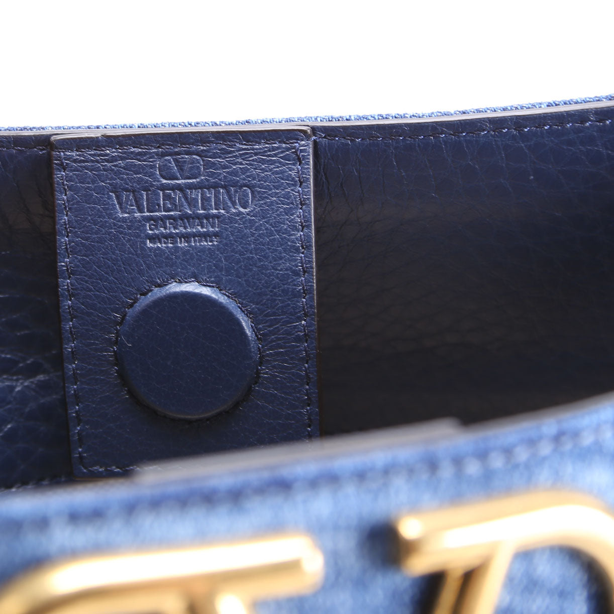 Alltime Medium Denim With Embroidered Strap Blue/Multicolor