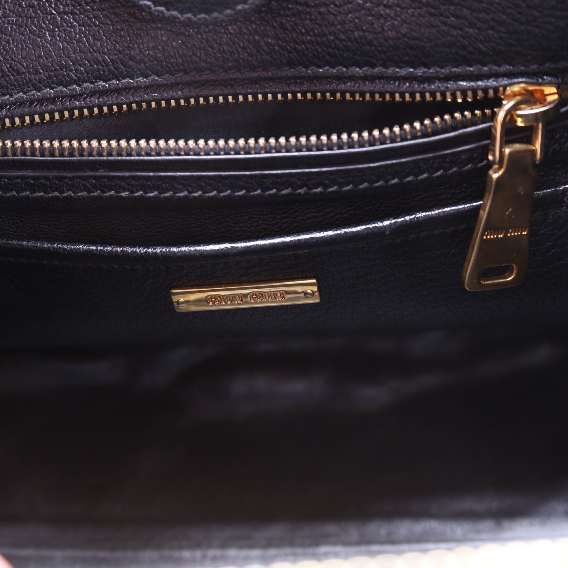 Denim Matelasse Biker Tote Blue/Black