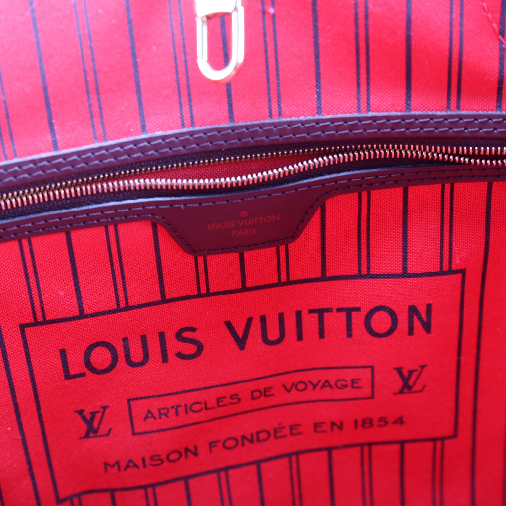 Neverfull MM Damier Ebene Red