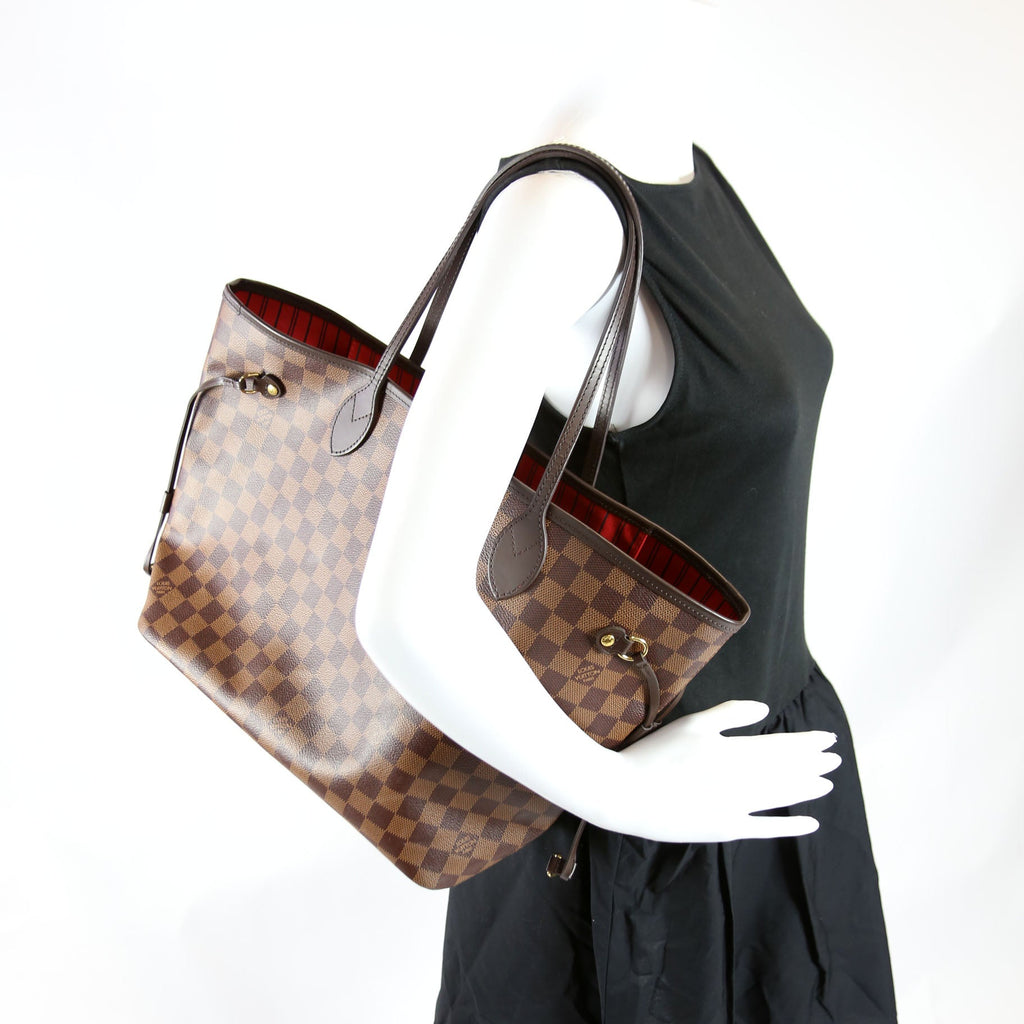 Neverfull MM Damier Ebene Red
