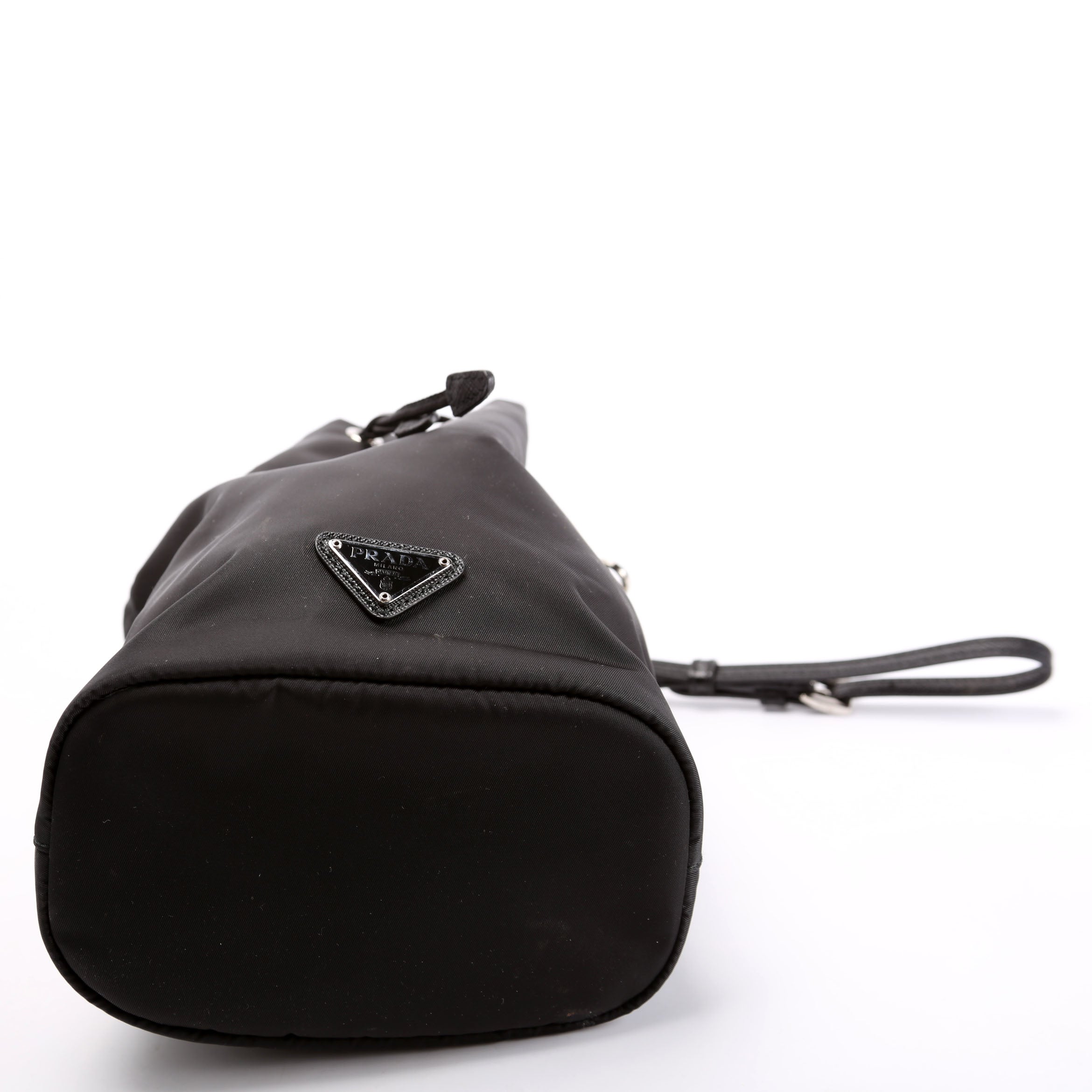 Prada 1NS369 Re-Nylon Drawstring Pouch Black