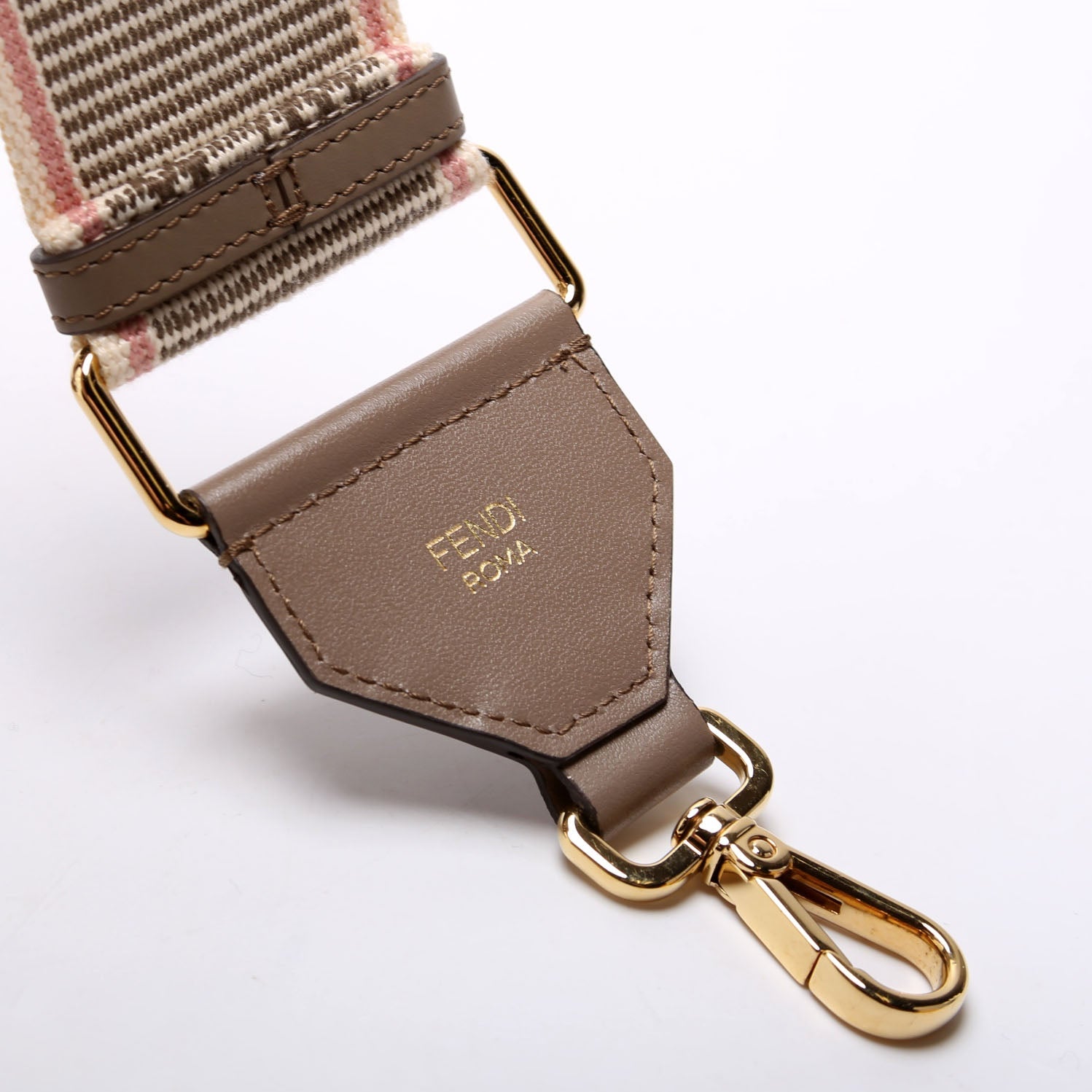 Strap You Ribbon Strap 8AV134 Taupe/Pink