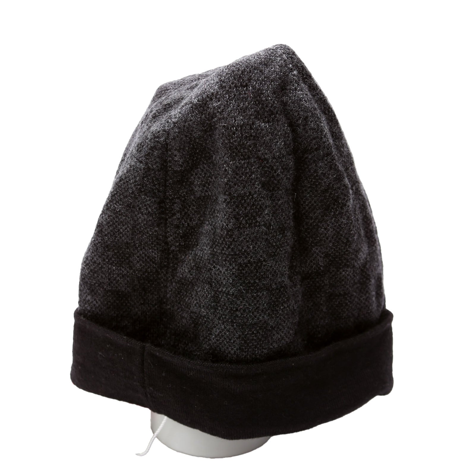 Petite Graphite Beanie Wool Hat Black