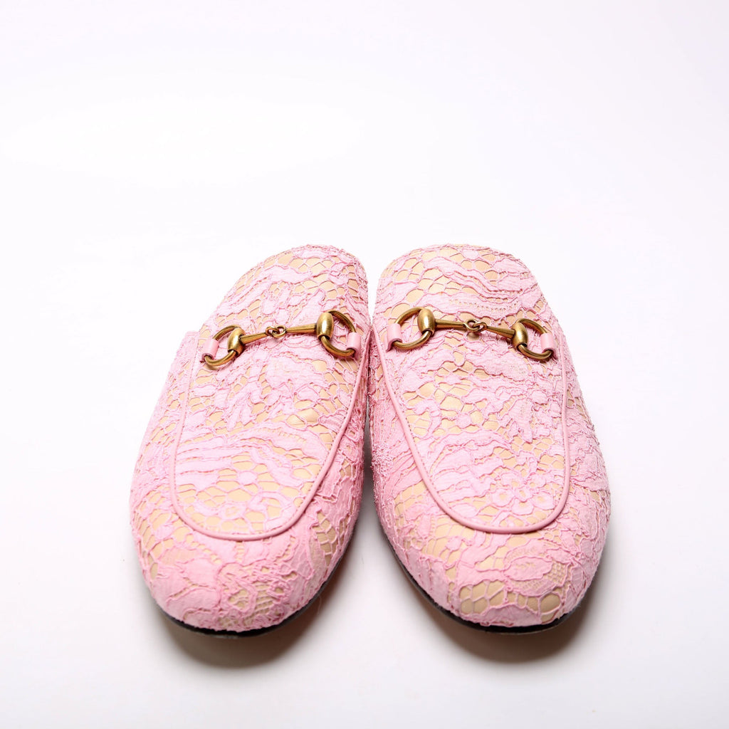 Princetown Mules Size 38.5 Pink