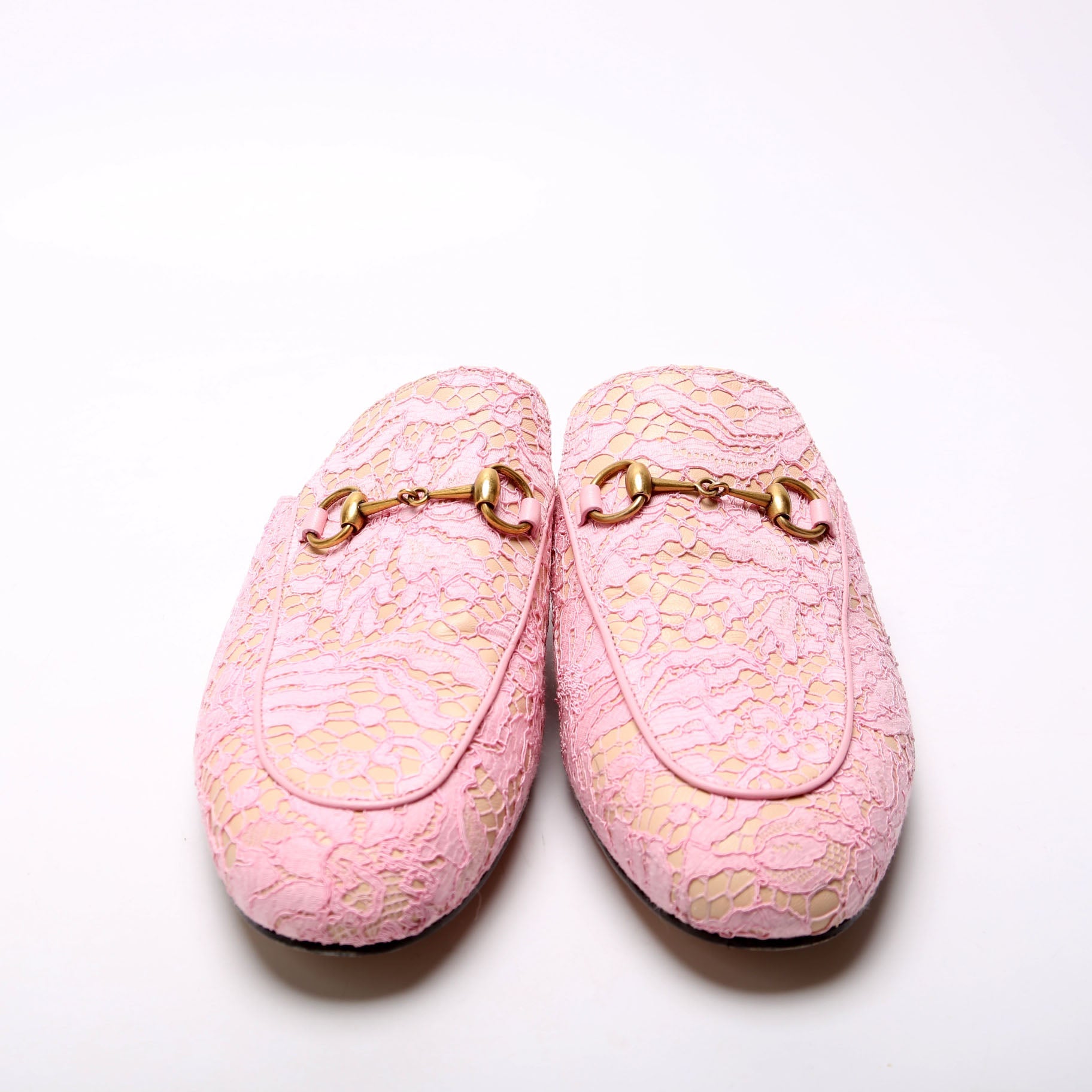 Princetown Mules Size 38.5 Pink