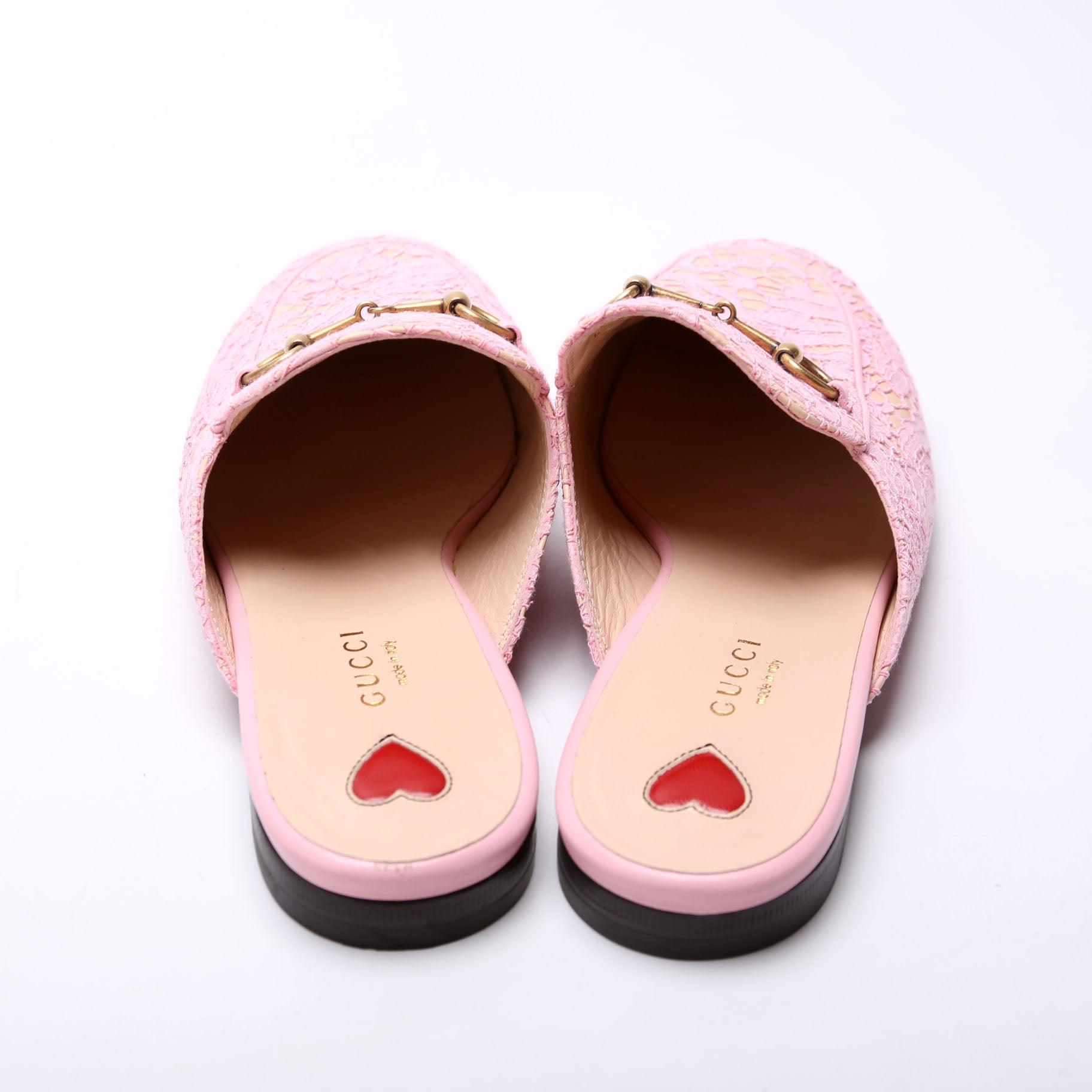Princetown Mules Size 38.5 Pink